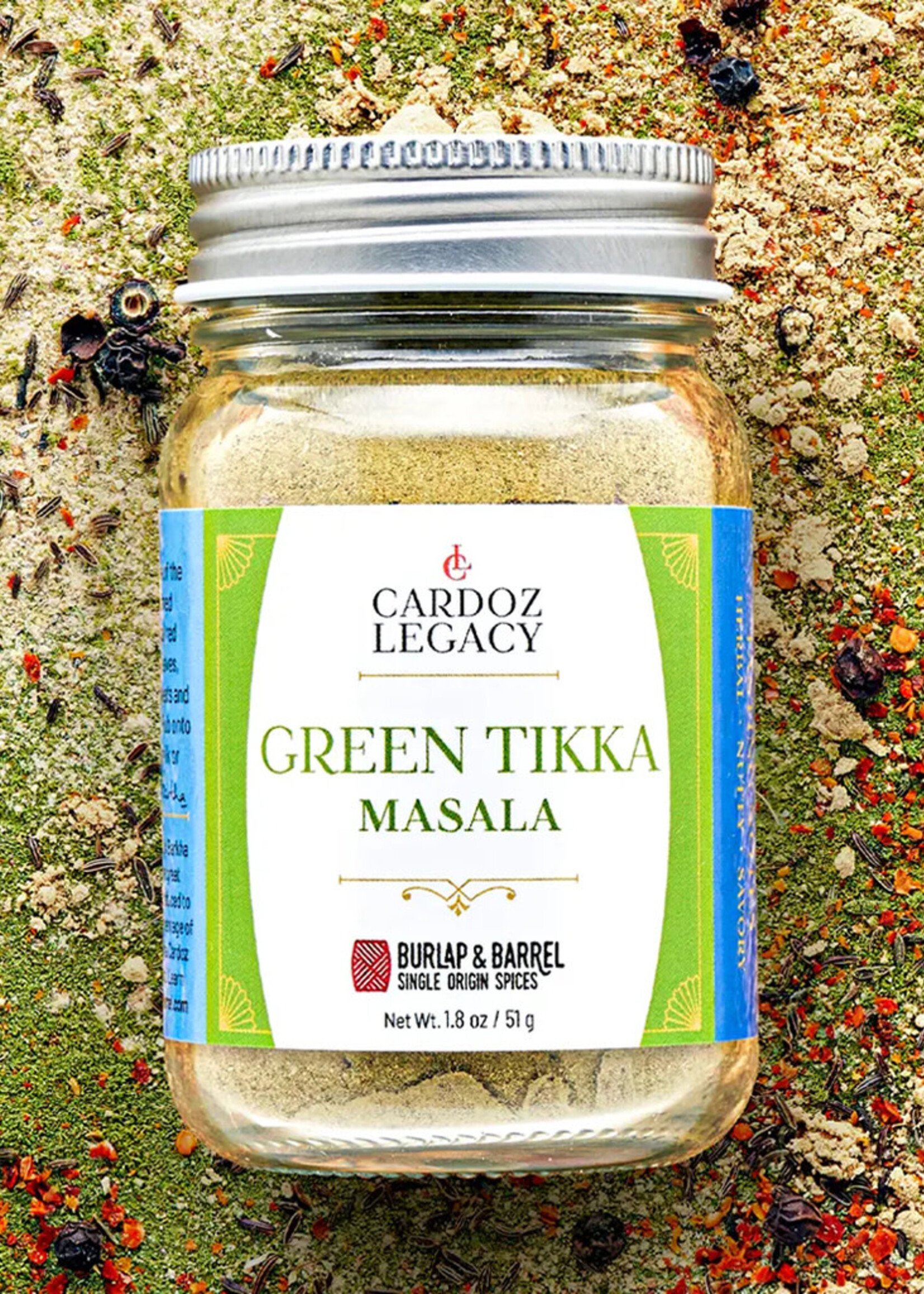 Burlap & Barrel Green Tikka Masala Spice Blend