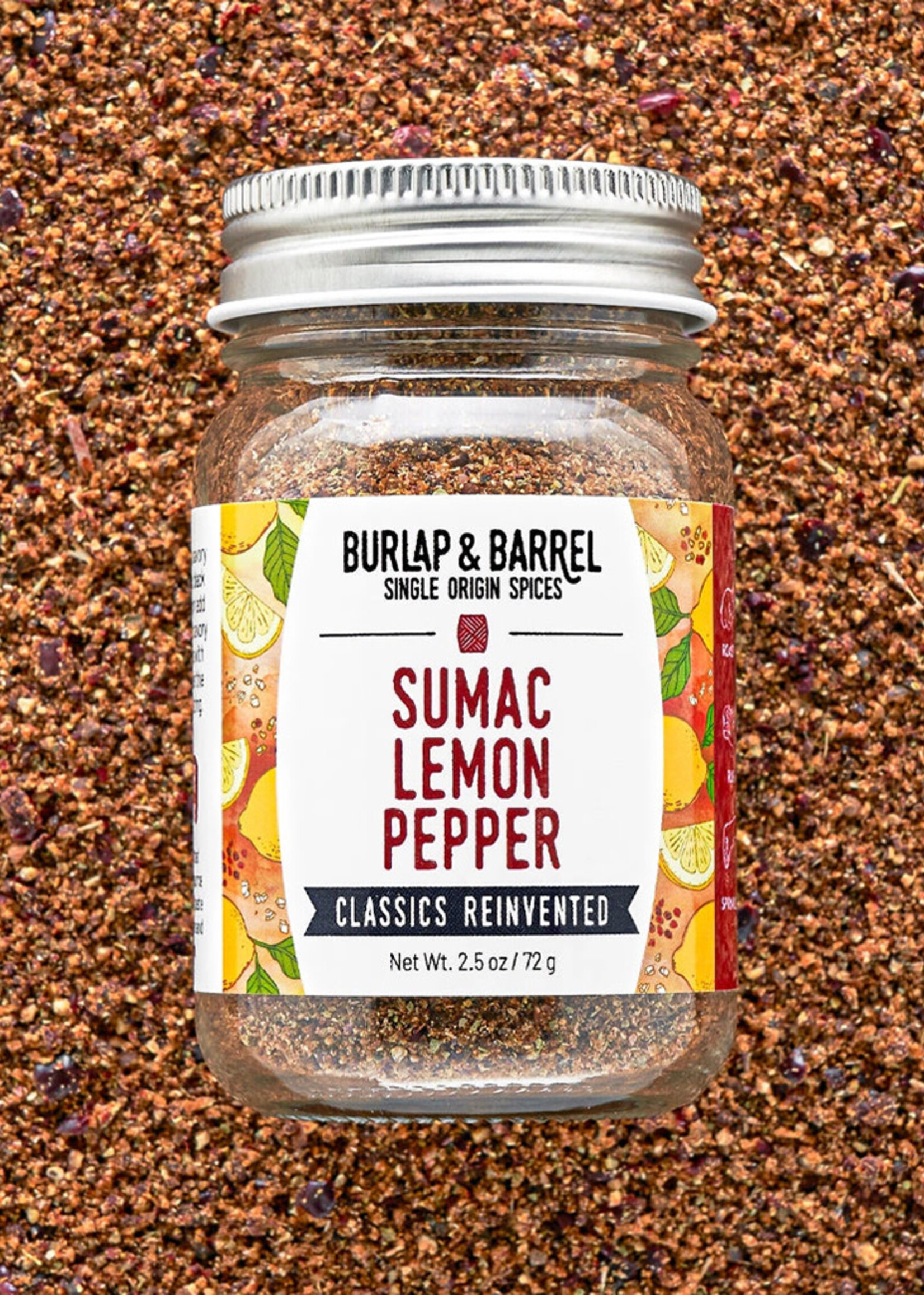 Burlap & Barrel Sumac Lemon Pepper Spice Blend