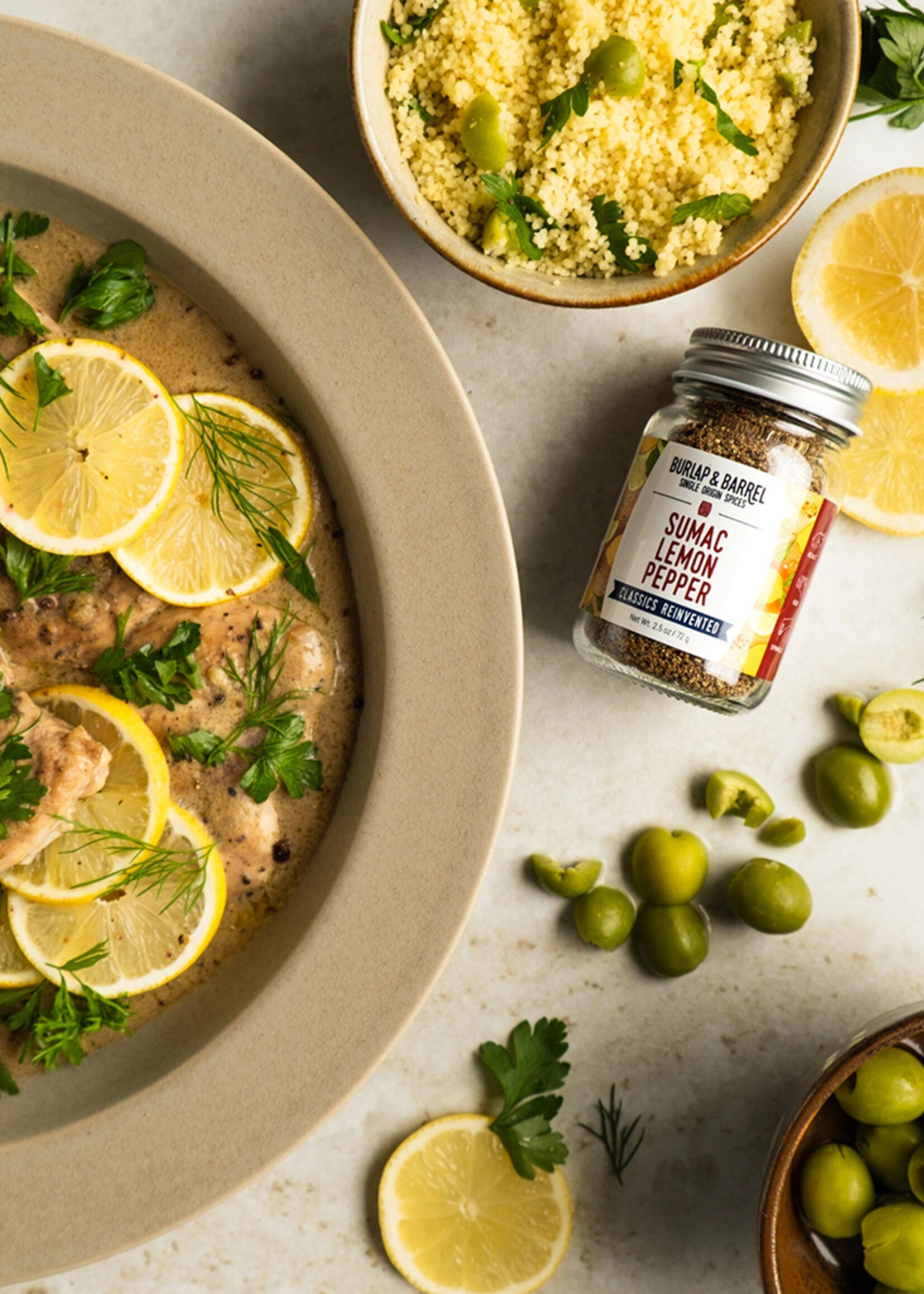 Burlap & Barrel Sumac Lemon Pepper Spice Blend