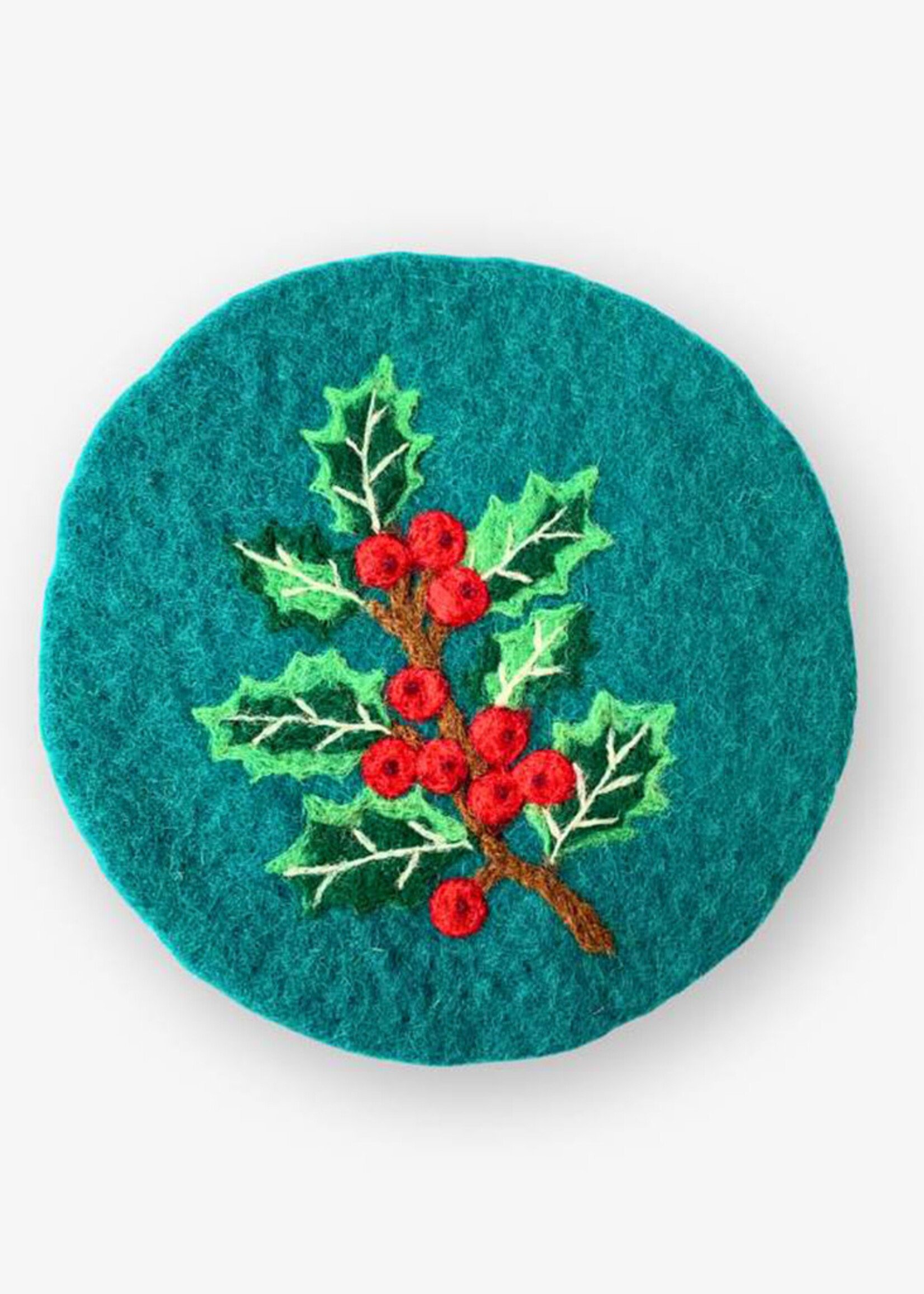 Ganesh Himal Felt Flower of the Month Trivet