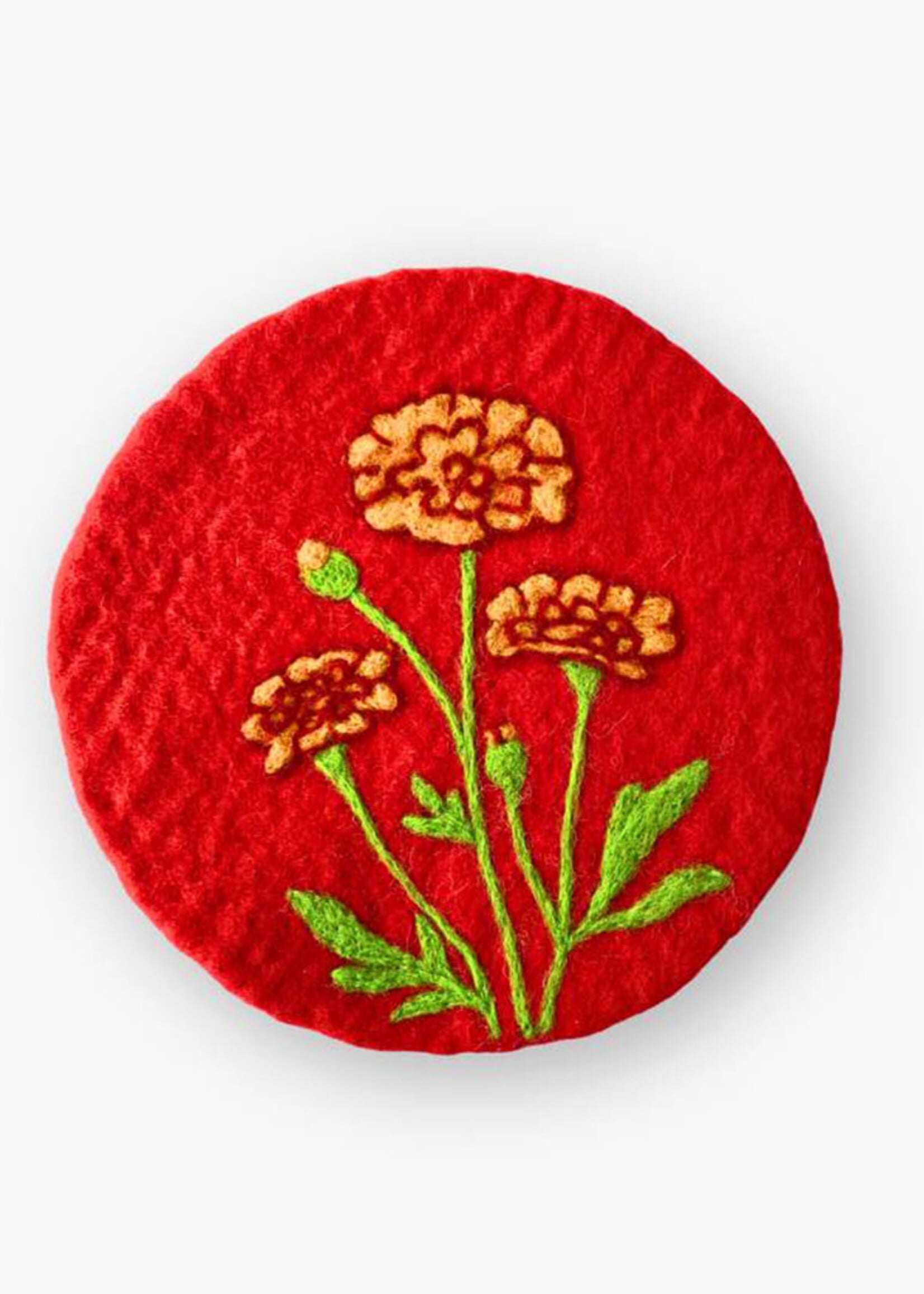 Ganesh Himal Felt Flower of the Month Trivet