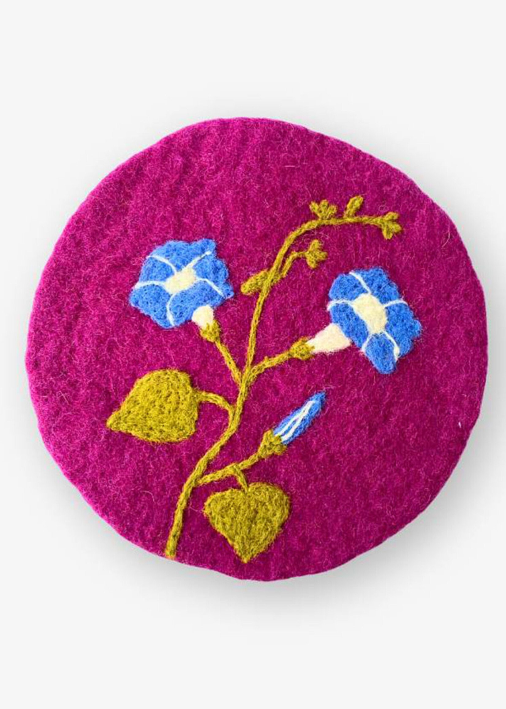 Ganesh Himal Felt Flower of the Month Trivet