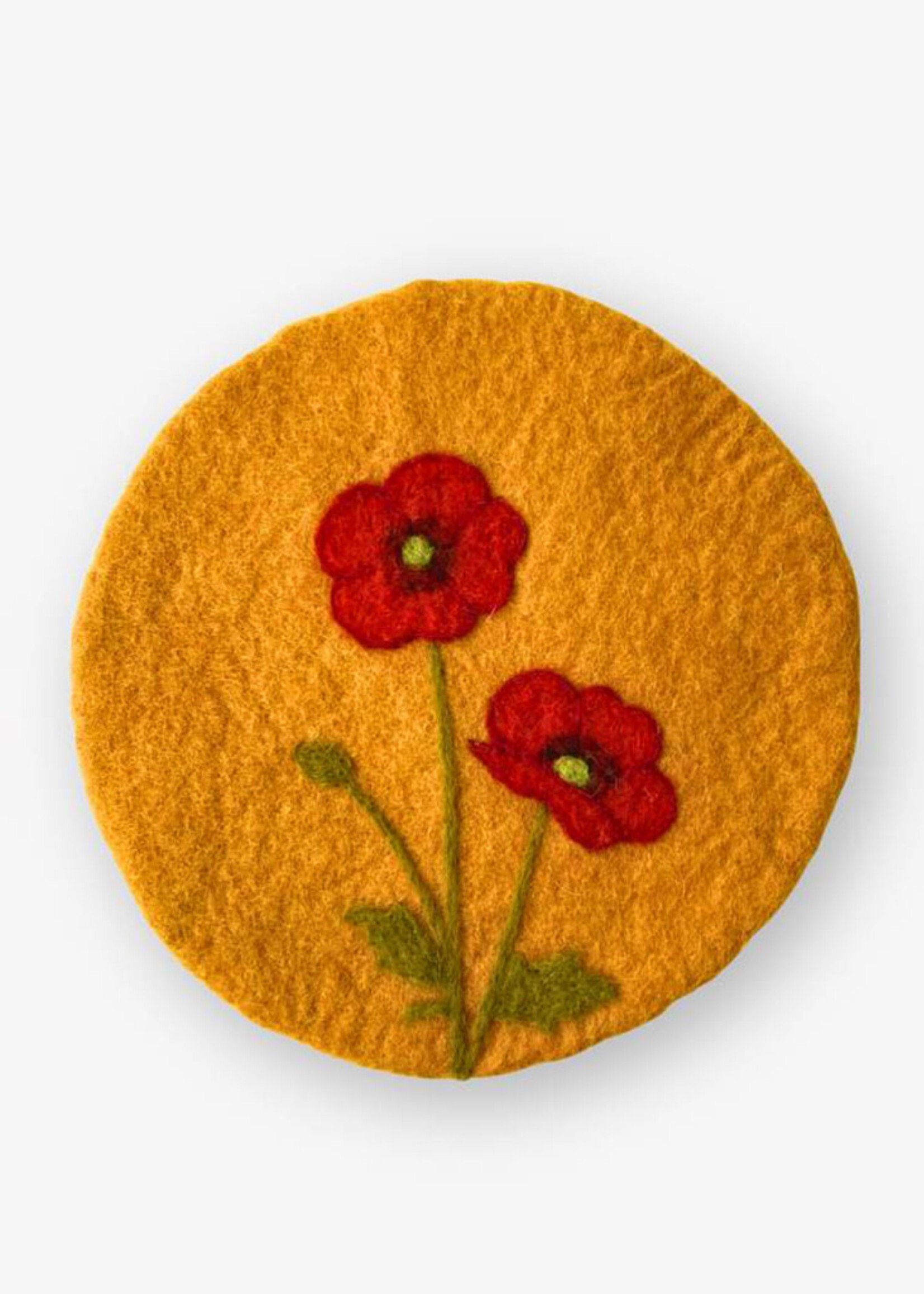 Ganesh Himal Felt Flower of the Month Trivet