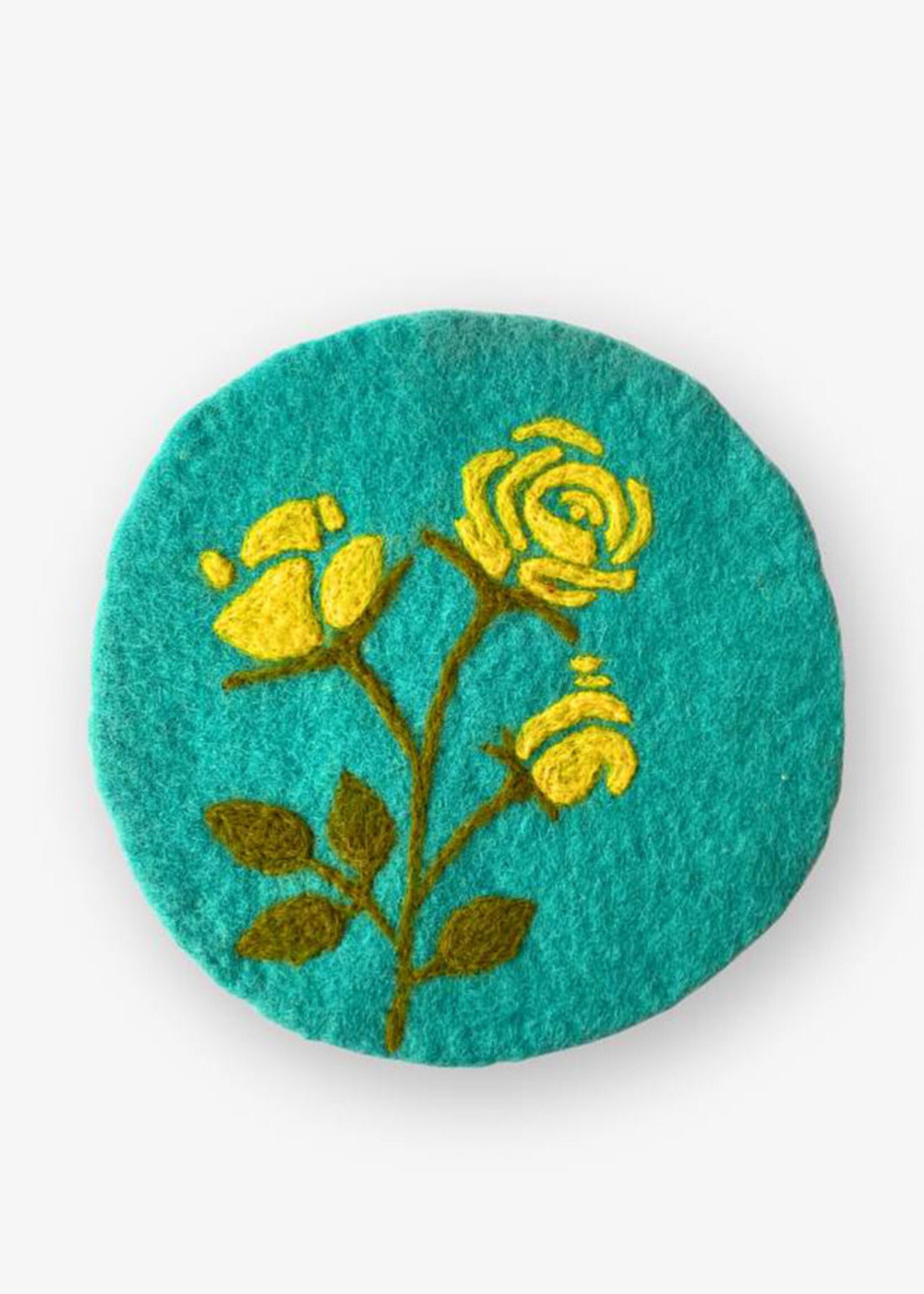 Ganesh Himal Felt Flower of the Month Trivet