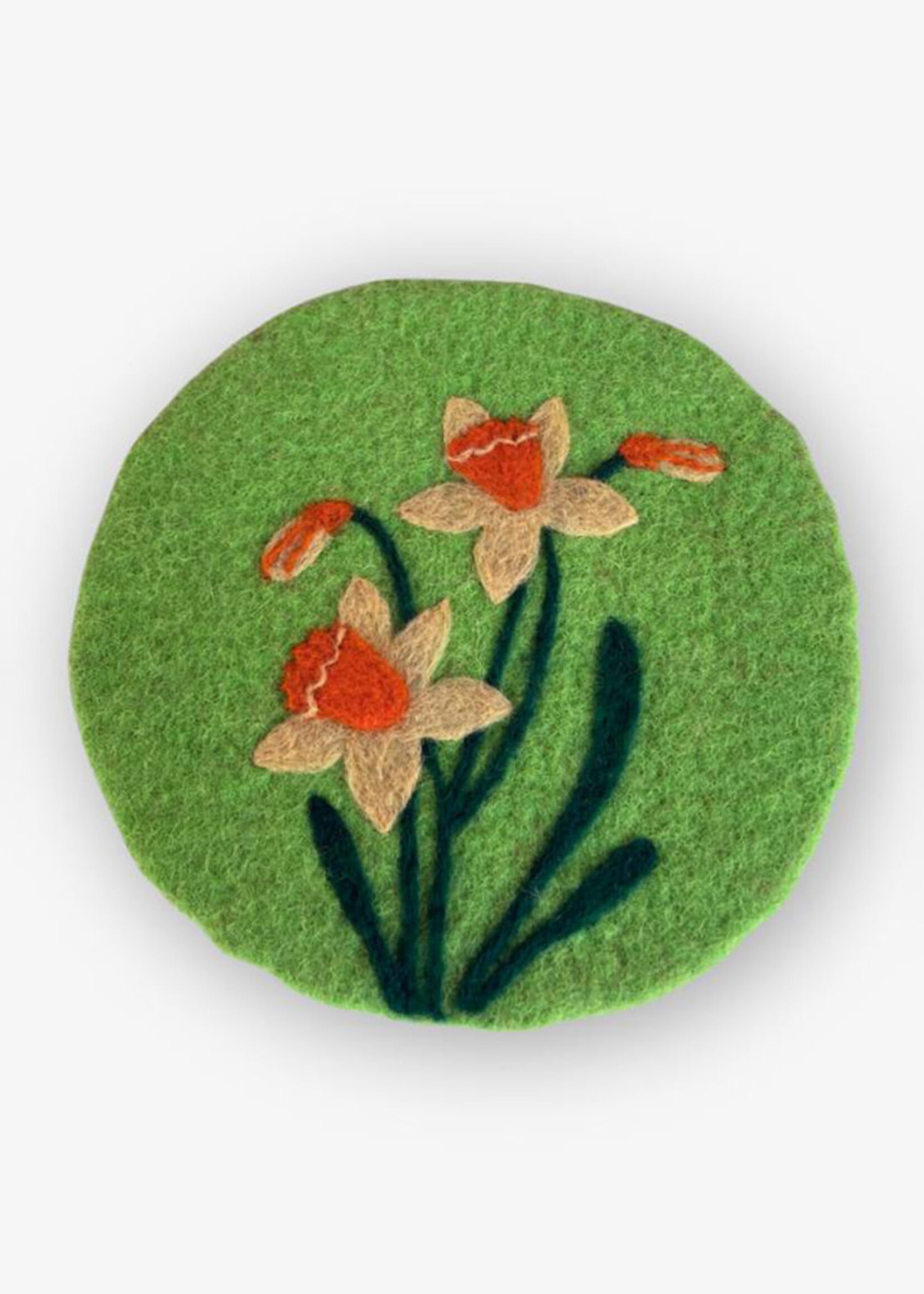 Ganesh Himal Felt Flower of the Month Trivet