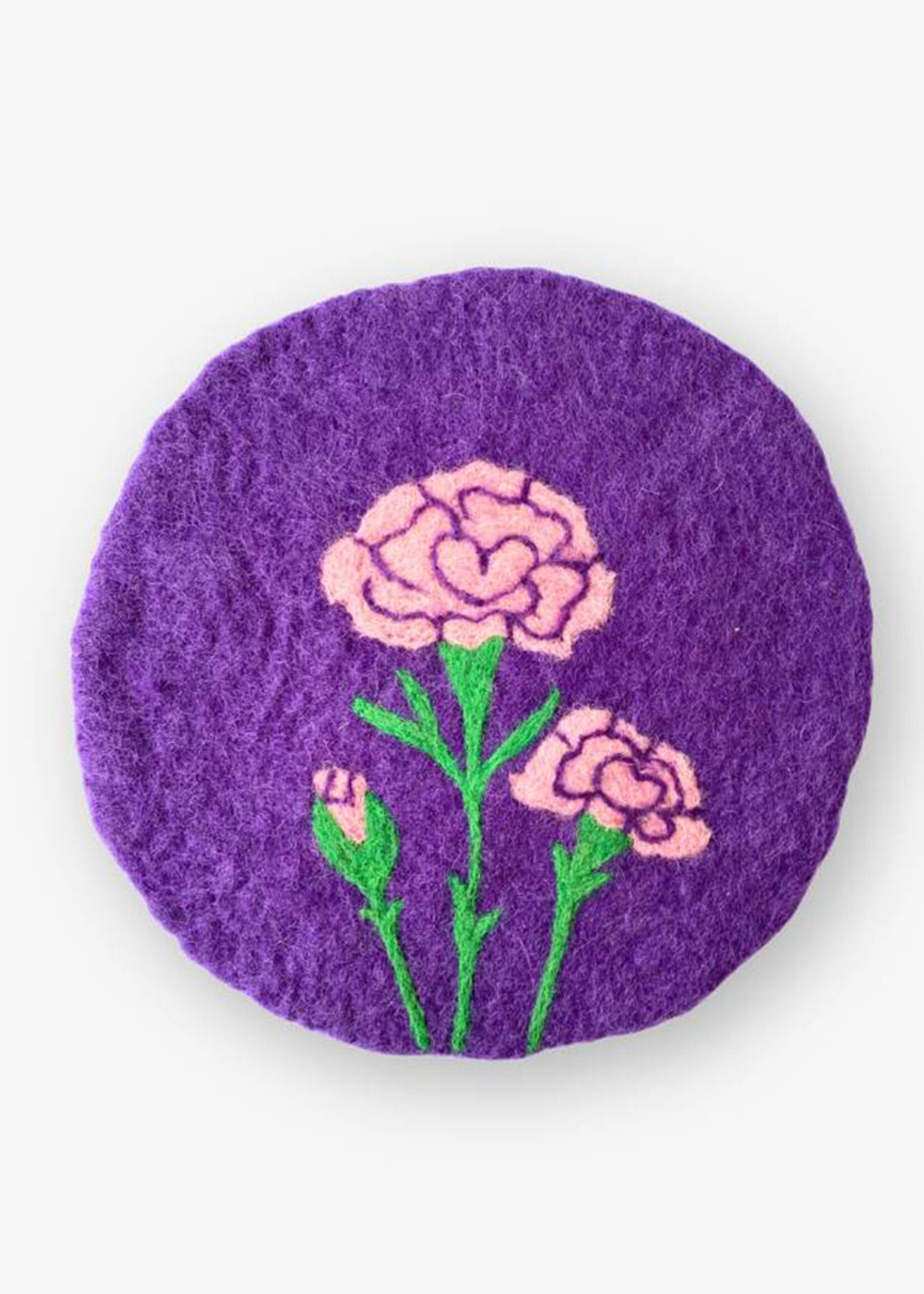 Ganesh Himal Felt Flower of the Month Trivet