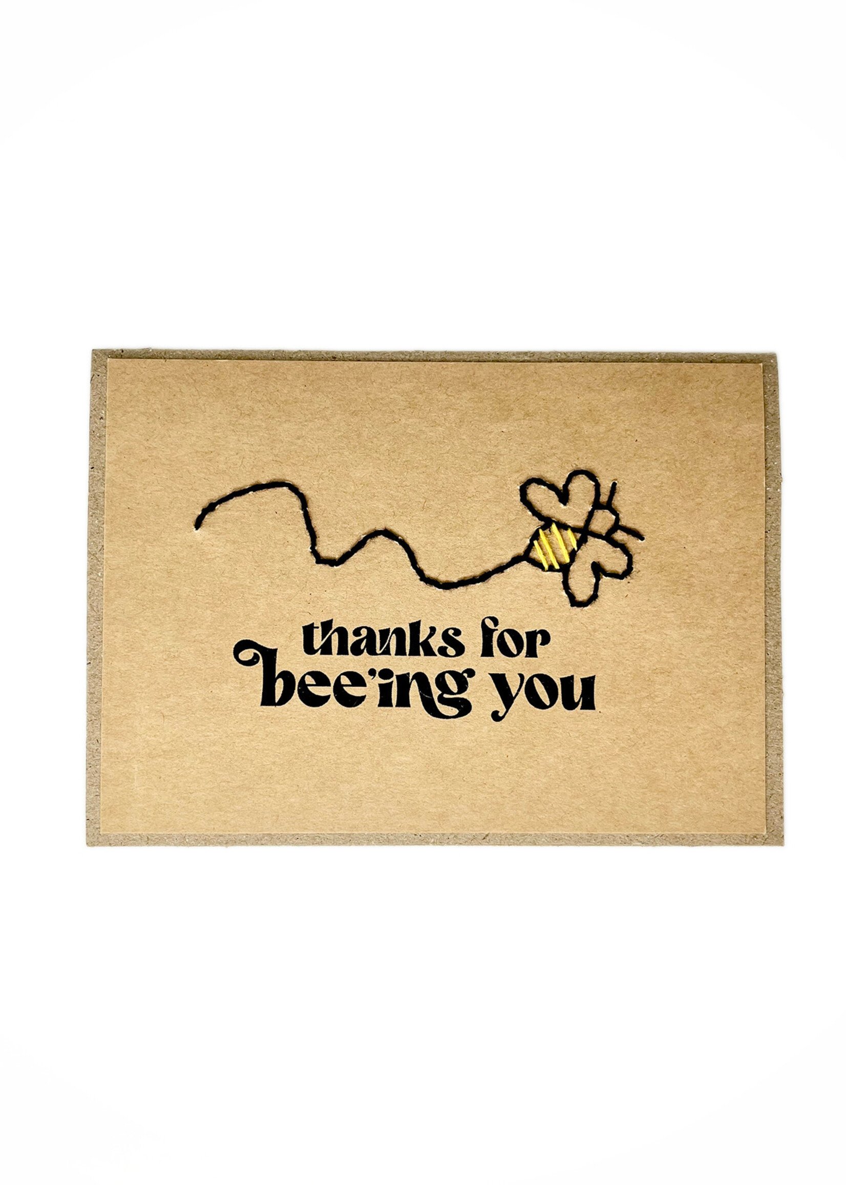 Rosie's Boutique Haiti Thanks for Beeing You Handstitched Card