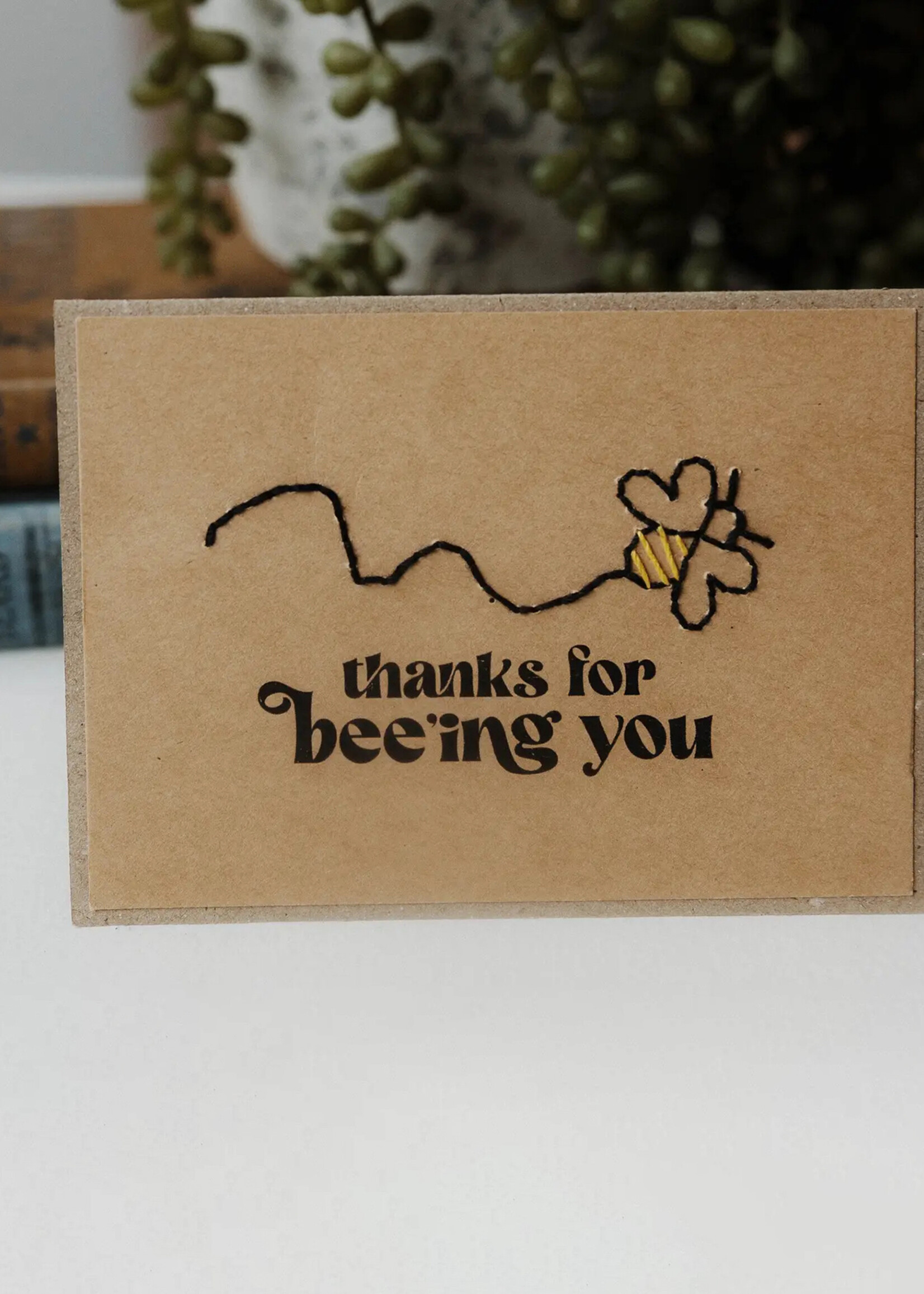 Rosie's Boutique Haiti Thanks for Beeing You Handstitched Card