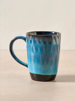 Ten Thousand Villages Coastal Blue Ombre Mug