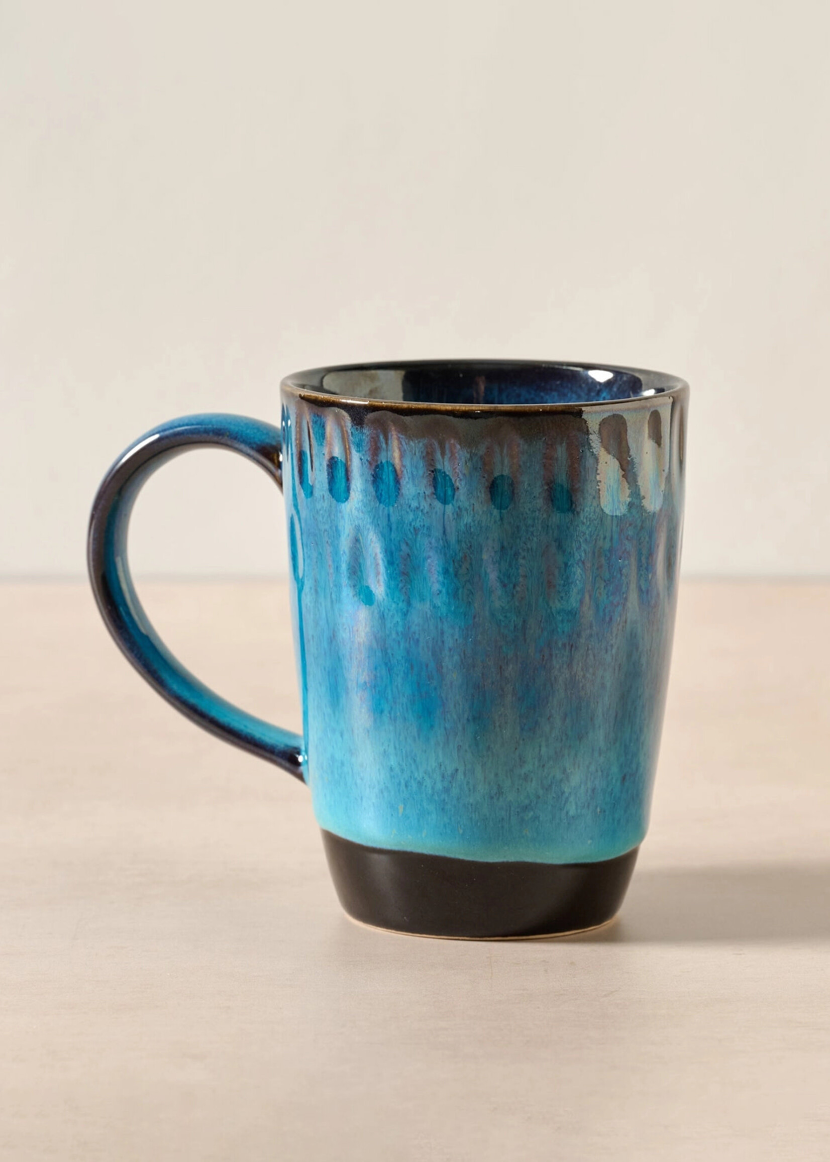 Ten Thousand Villages Coastal Blue Ombre Mug