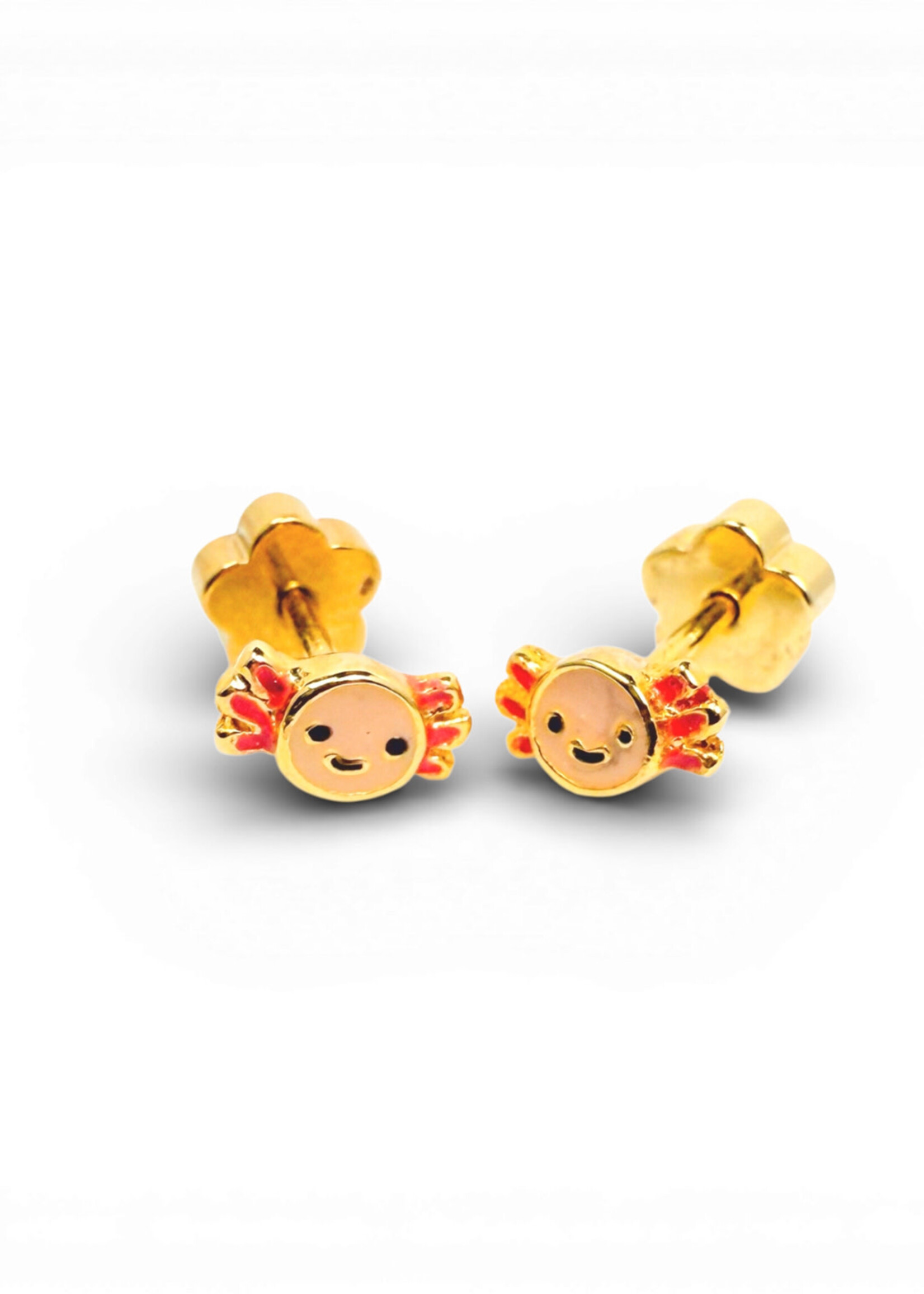 Ethic Goods Tiny Axolotl Stud Earrings