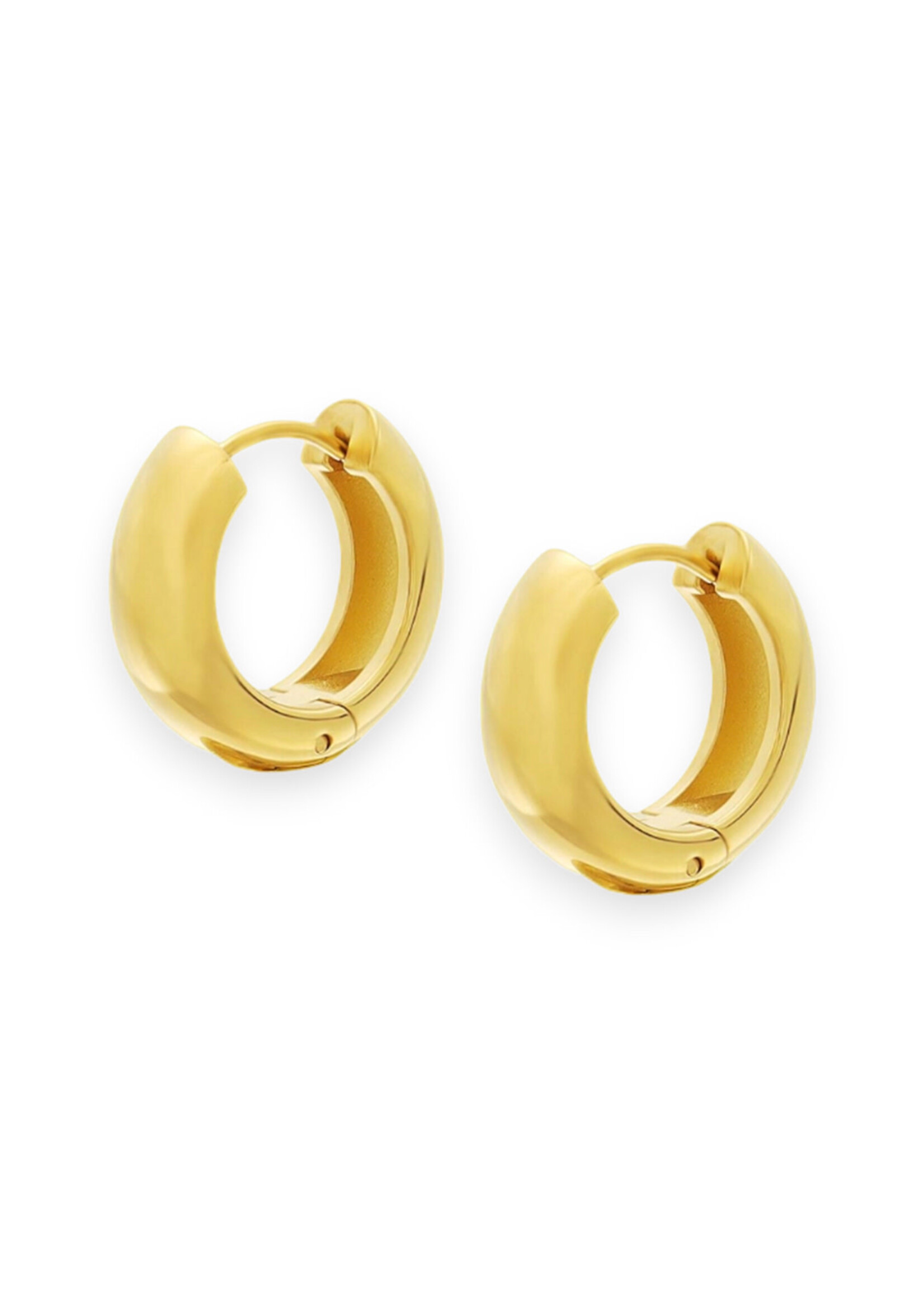 Ethic Goods Bold Gold Hoop Earrings [18K Gold]