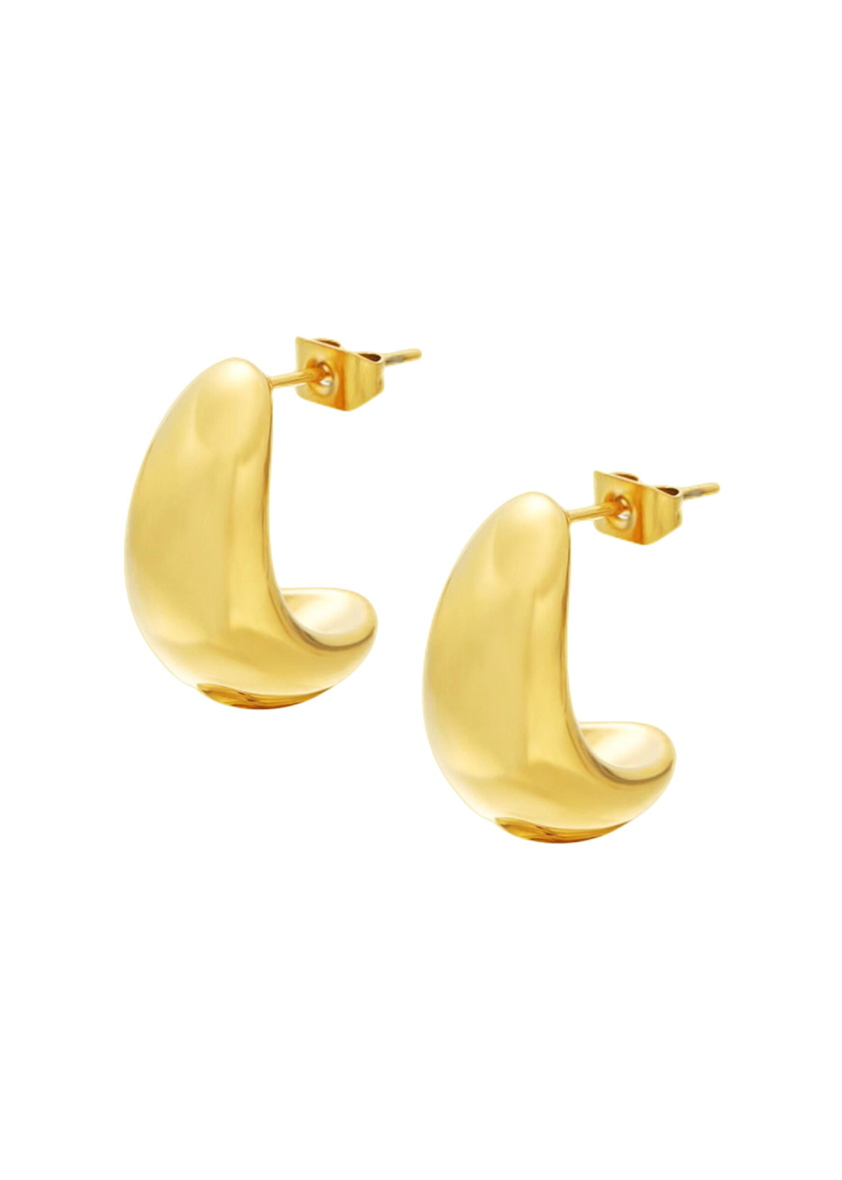 Ethic Goods Waterdrop Earrings [18K Gold]