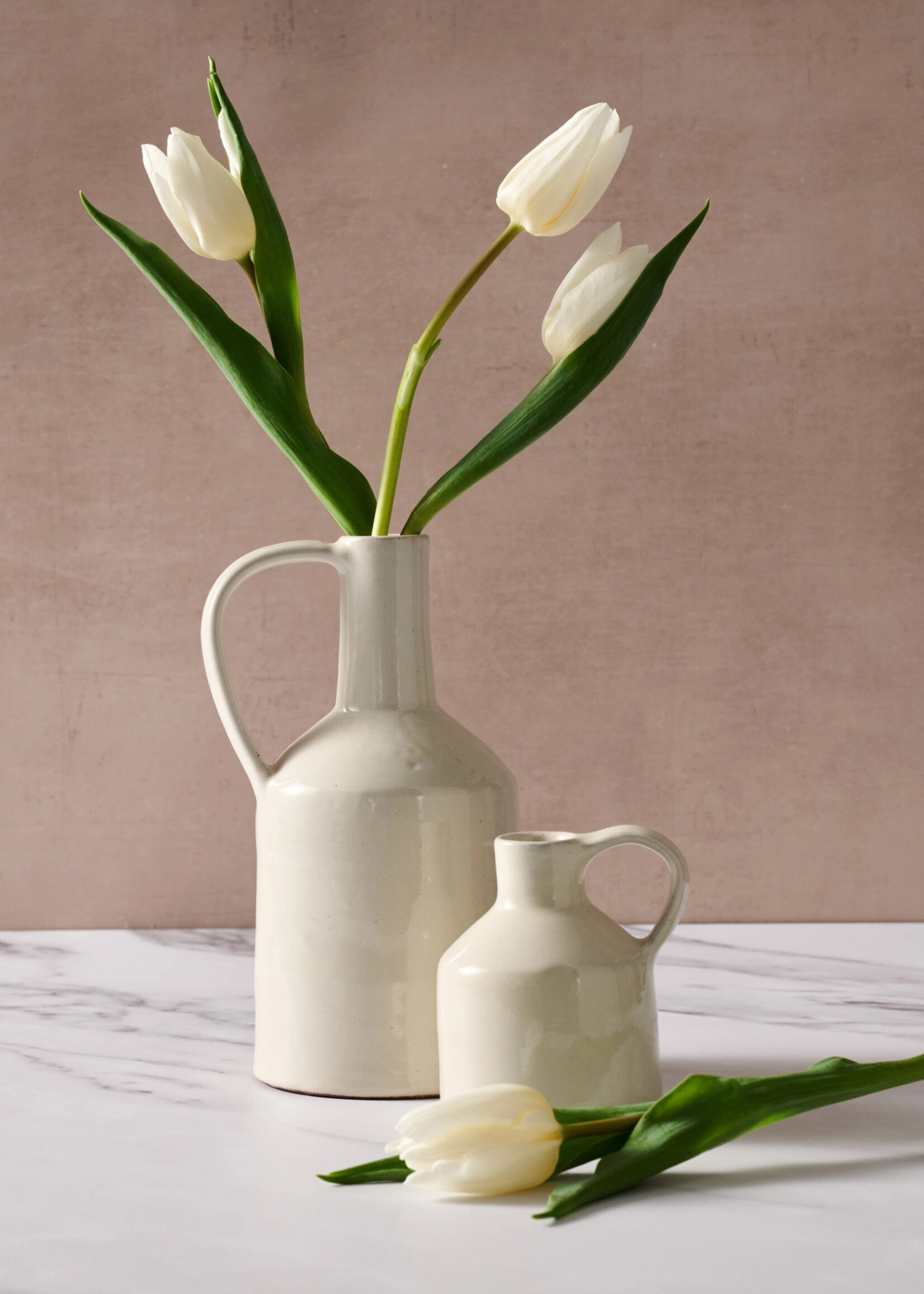 Ten Thousand Villages 8" Bud Vase - Slika Earthware Ceramic
