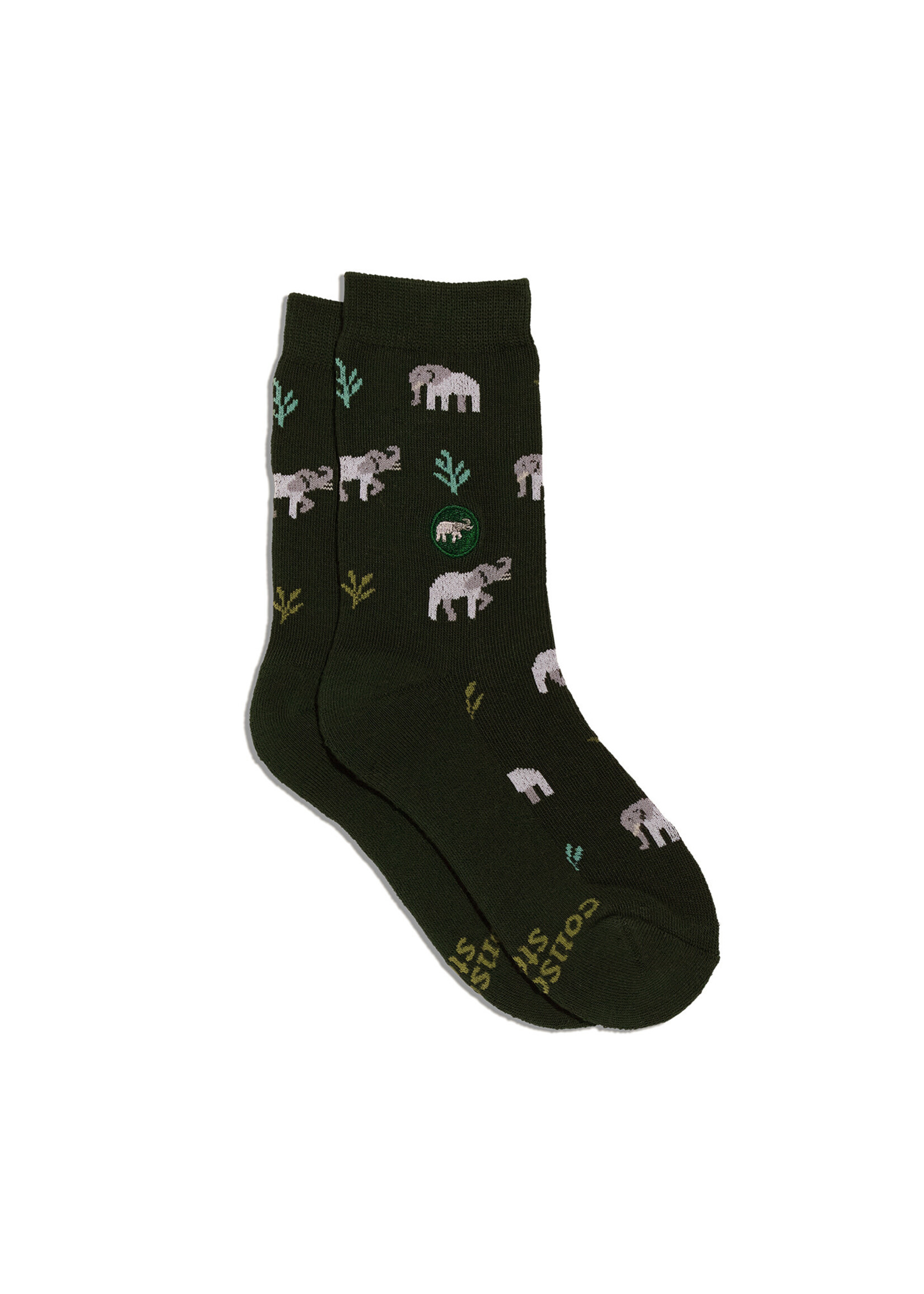 Conscious Step Kids Green Elephants - Youth