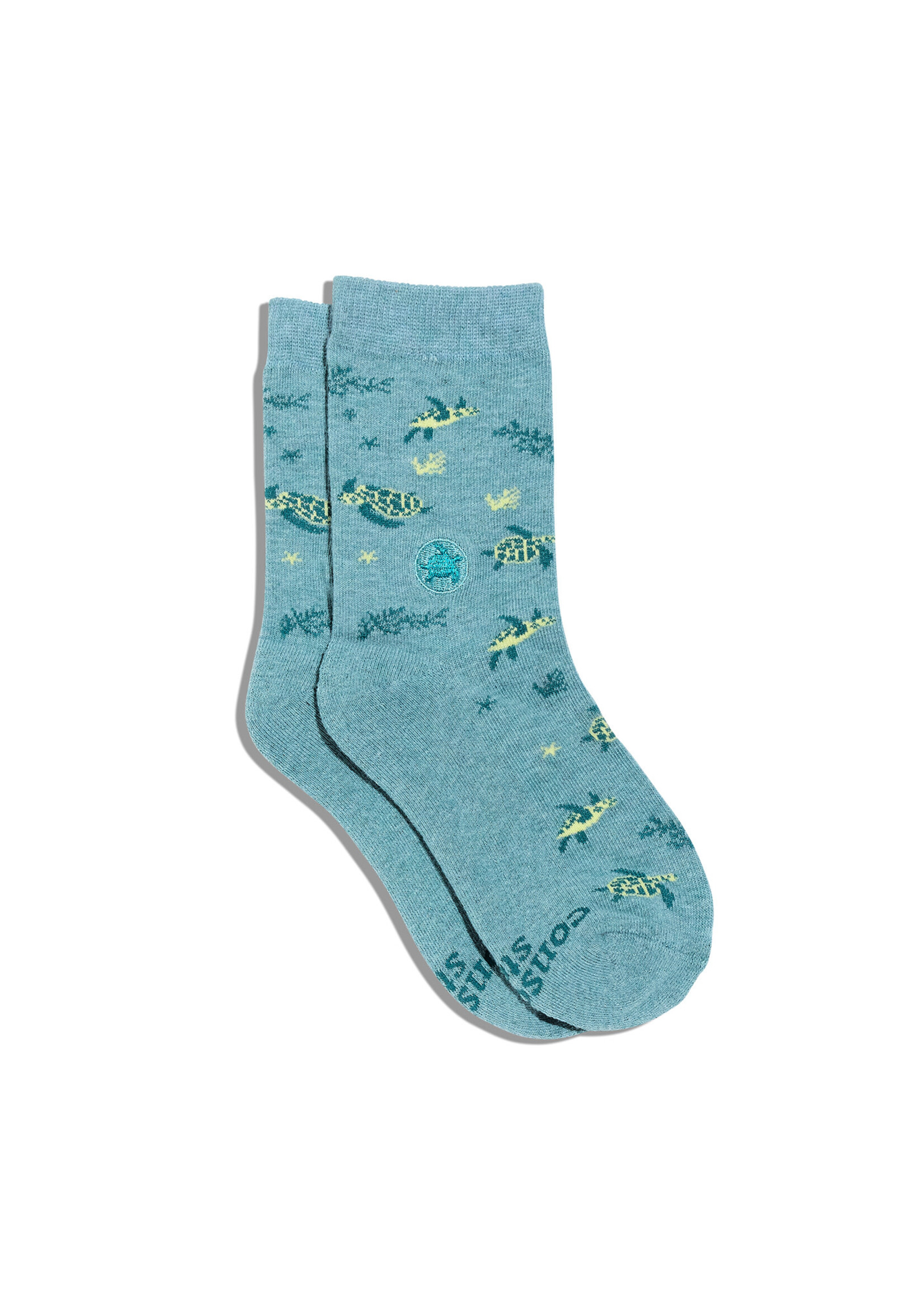 Conscious Step Kids Sea Turtle Socks - Preschool