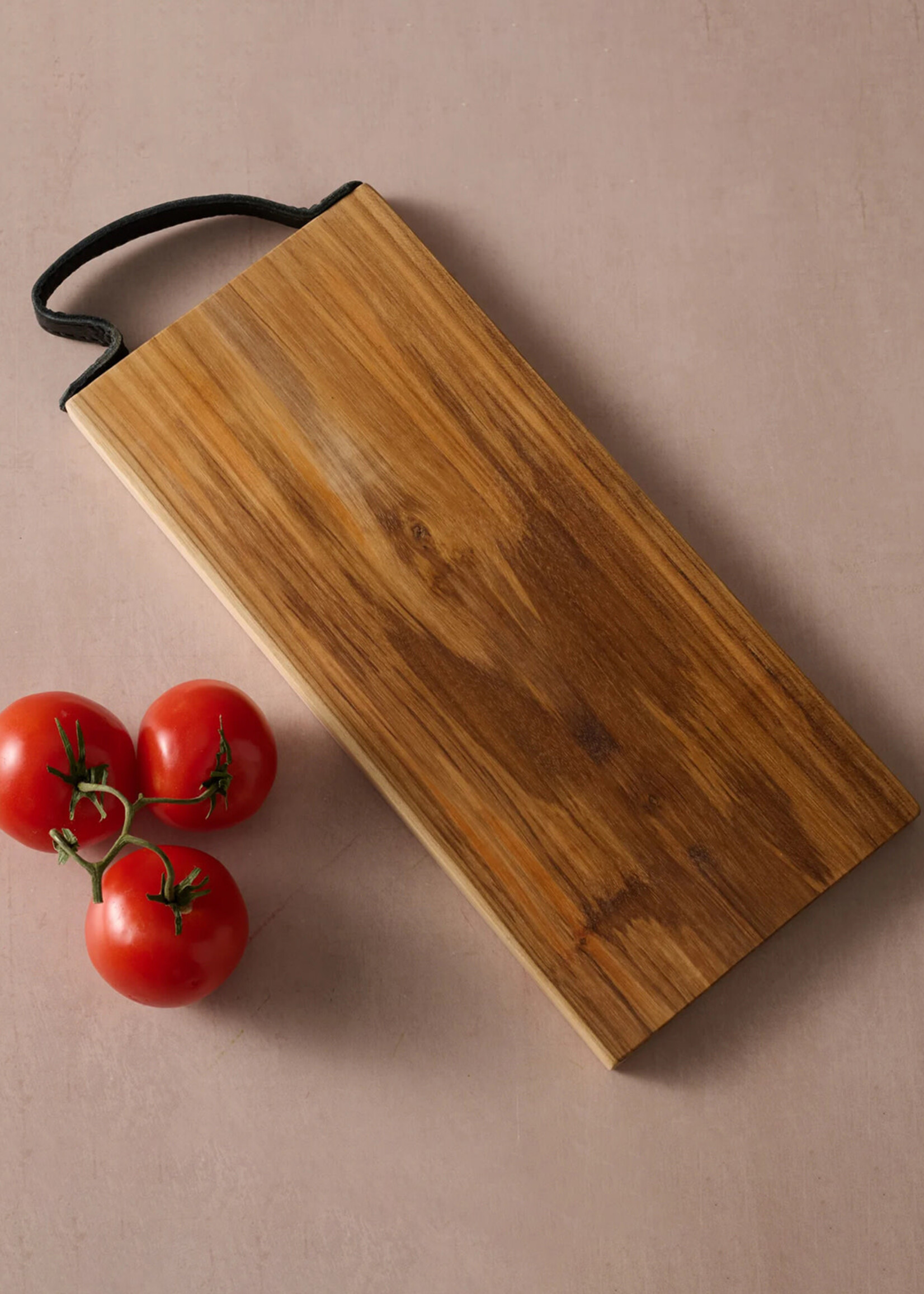 Ten Thousand Villages 13" Fiesta Teak Cutting Board