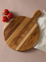 Ten Thousand Villages Redondo Teak Pizza Cutting Board