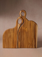 Ten Thousand Villages Amor Teak Cutting Board Duo