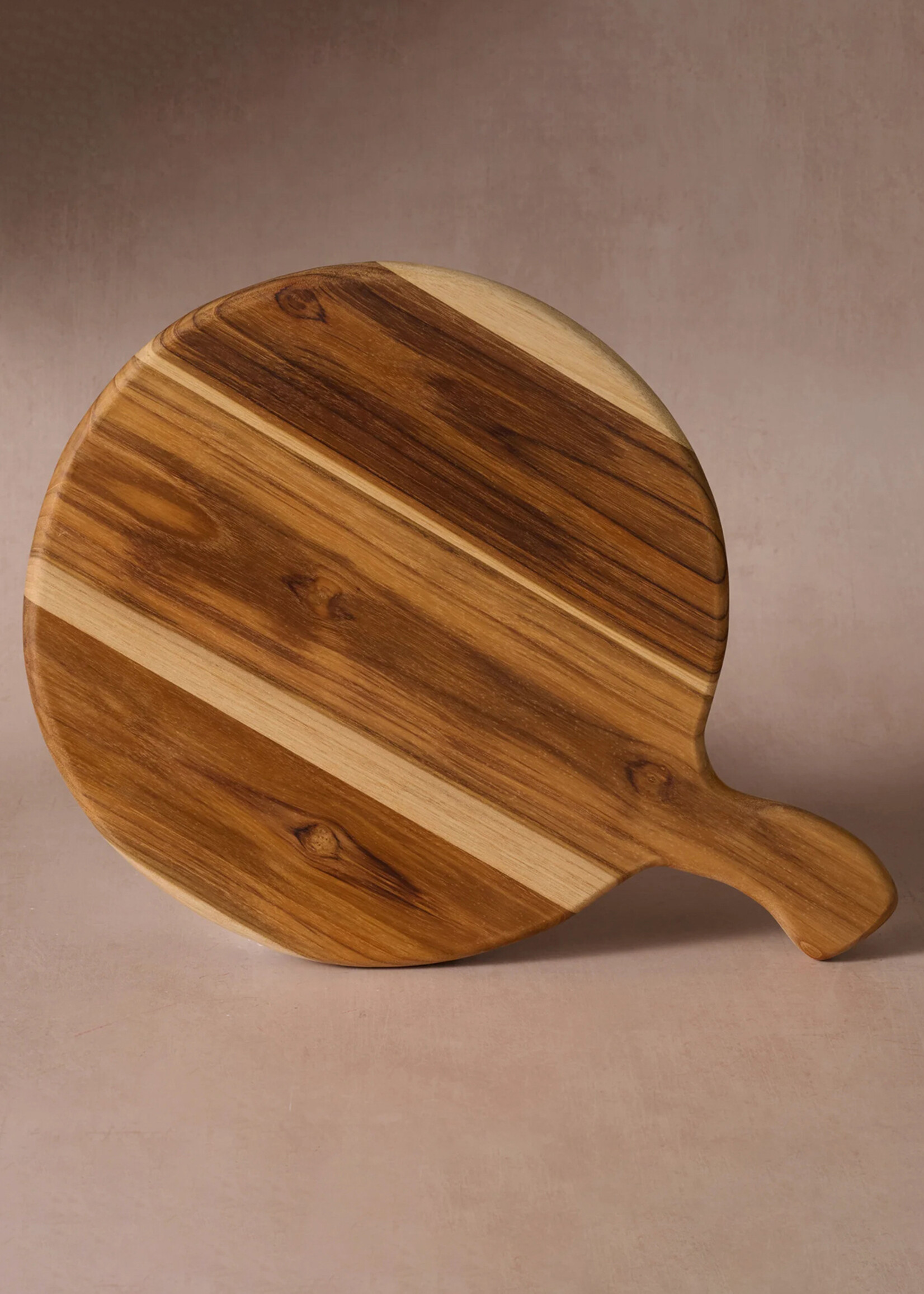 Ten Thousand Villages Redondo Teak Pizza Cutting Board