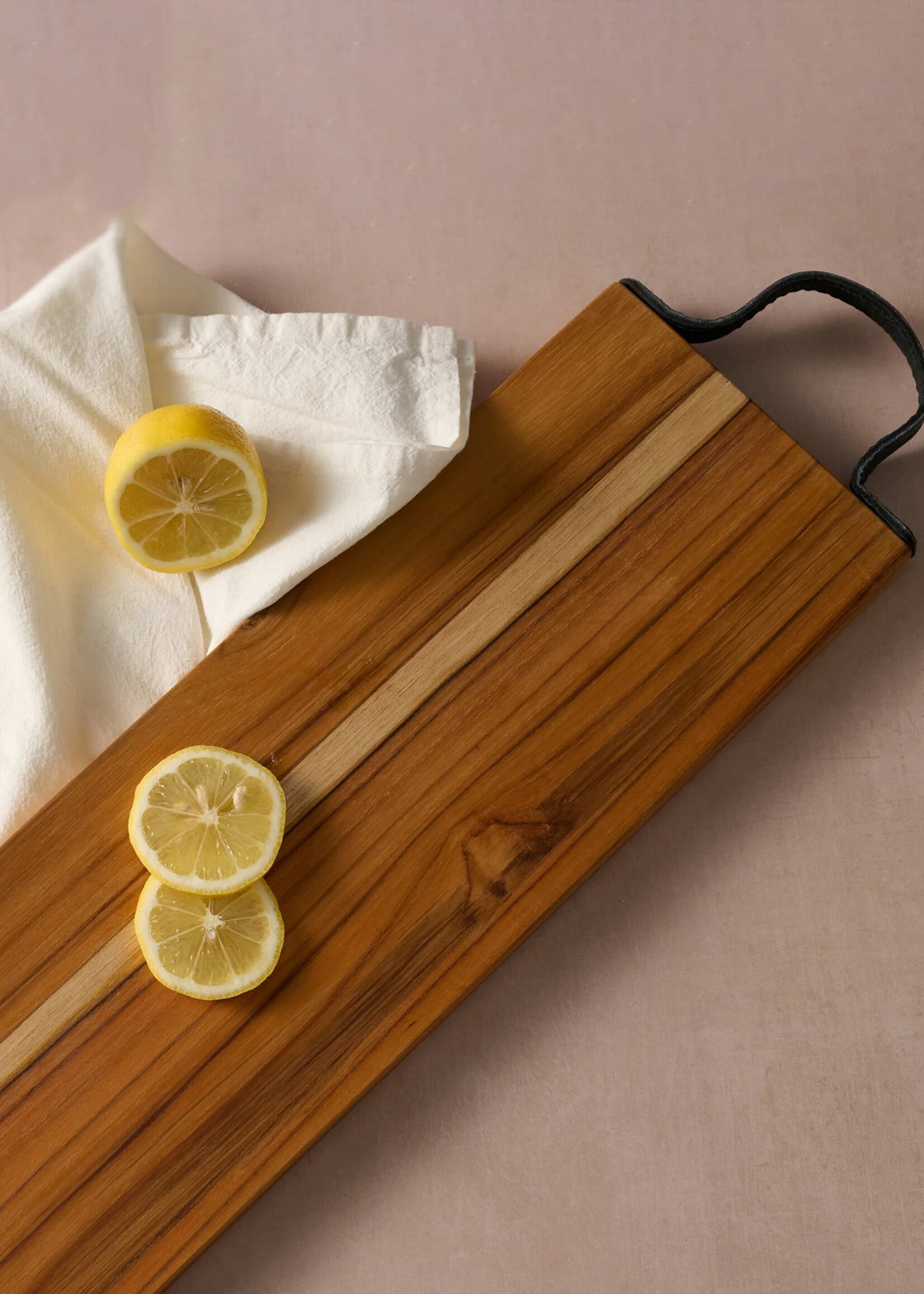 Ten Thousand Villages 20" Fiesta Teak Cutting Board