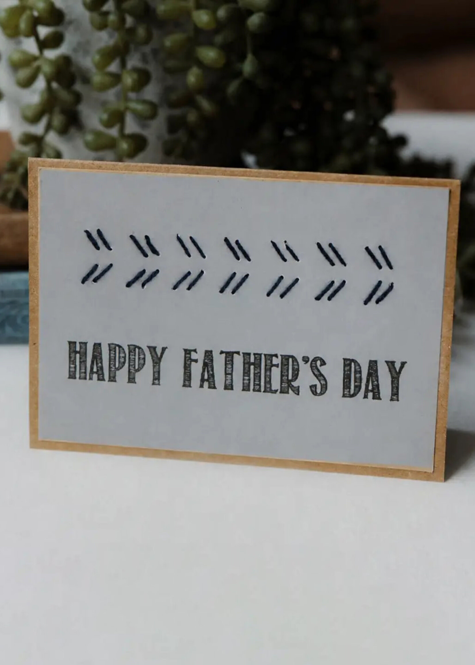 Rosie's Boutique Haiti Happy Father's Day Handstitched Card