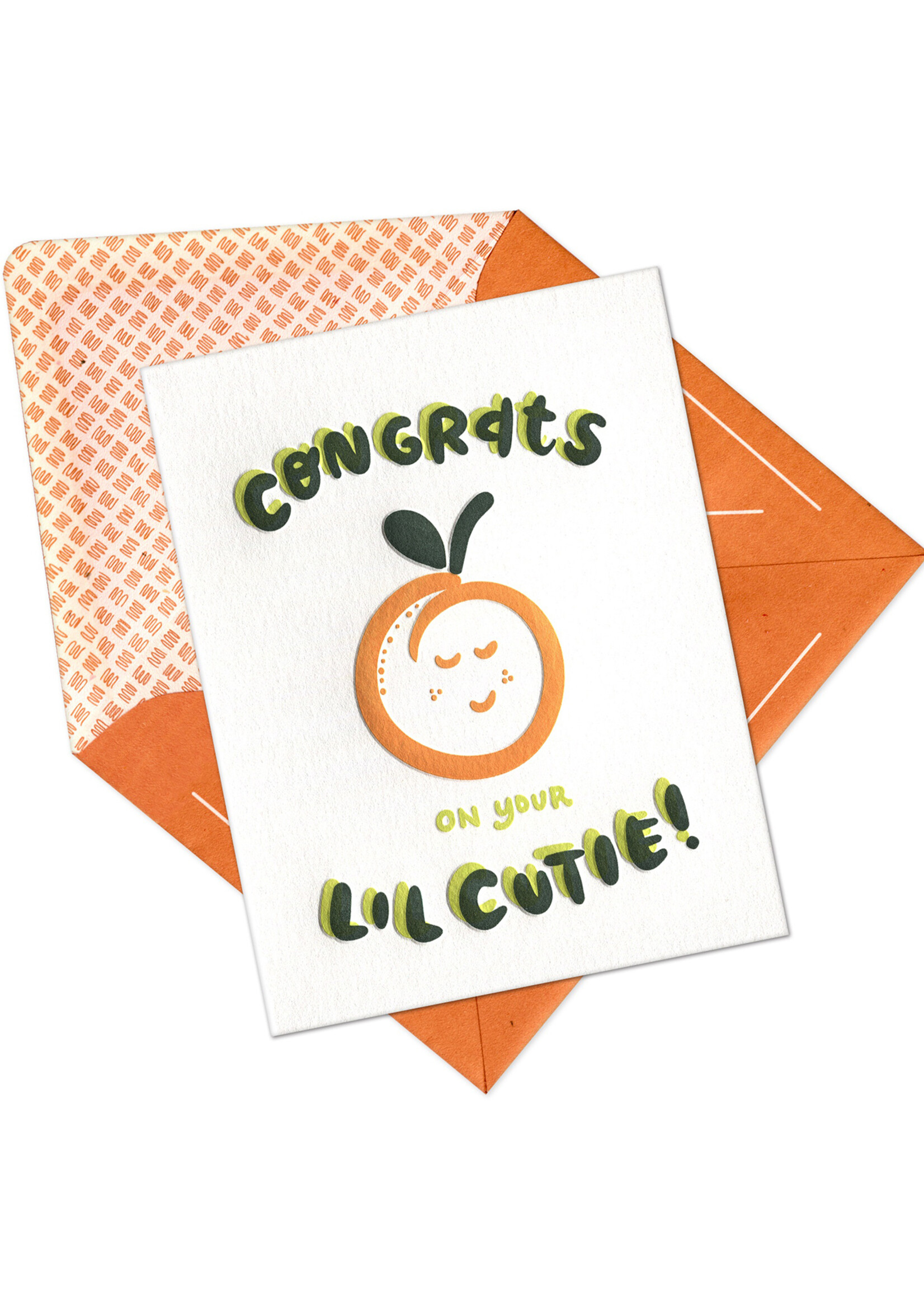 Ink Meets Paper Lil Cutie Clementine Card