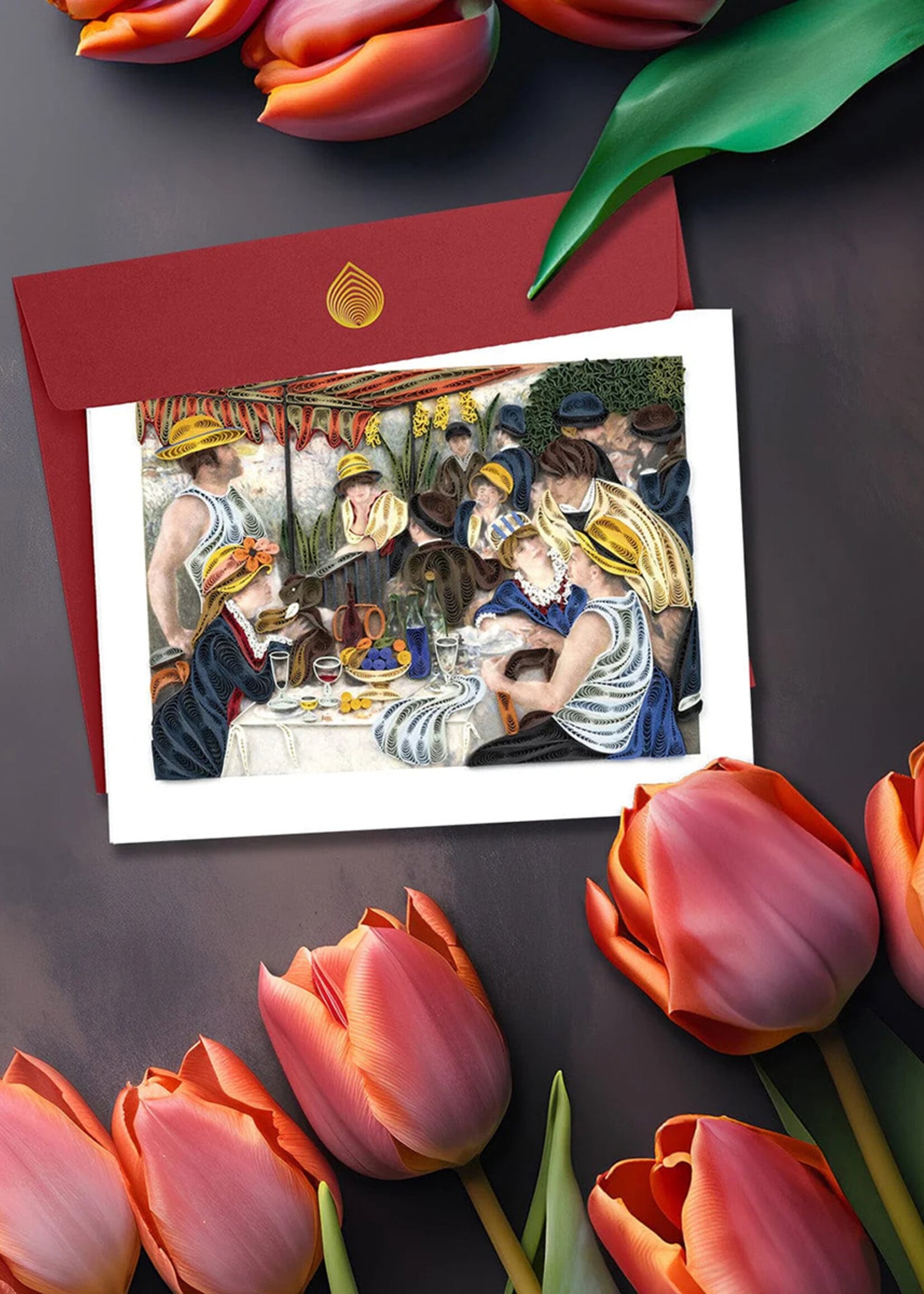 Quilling Cards Boating Party - Artist Series Quilling Card