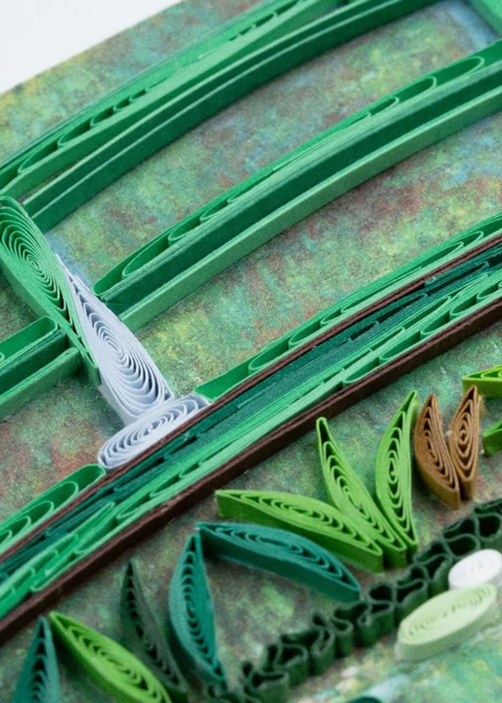 Quilling Cards Japanese Footbridge - Artist Series Quilling Card