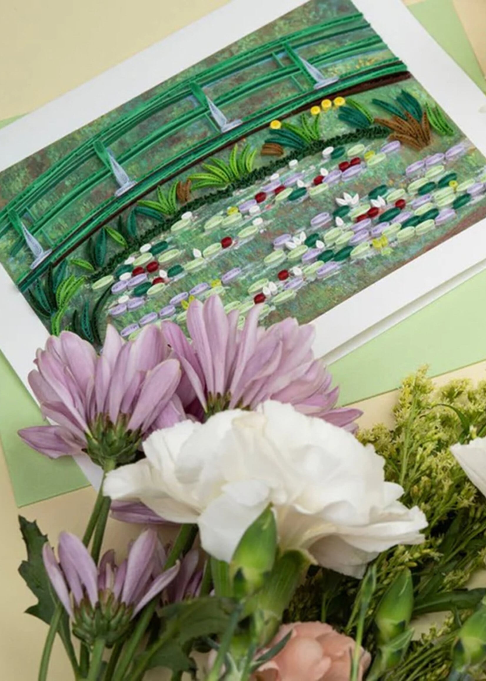 Quilling Cards Japanese Footbridge - Artist Series Quilling Card
