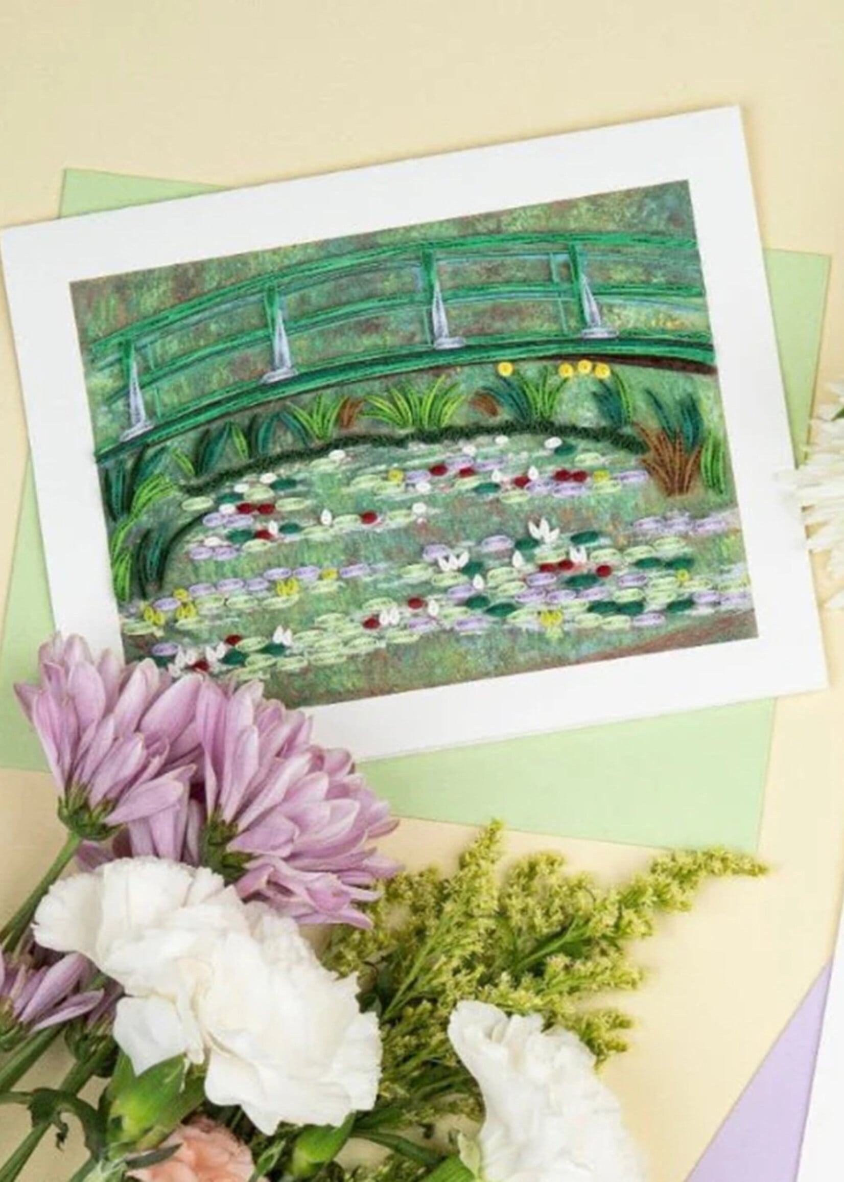 Quilling Cards Japanese Footbridge - Artist Series Quilling Card