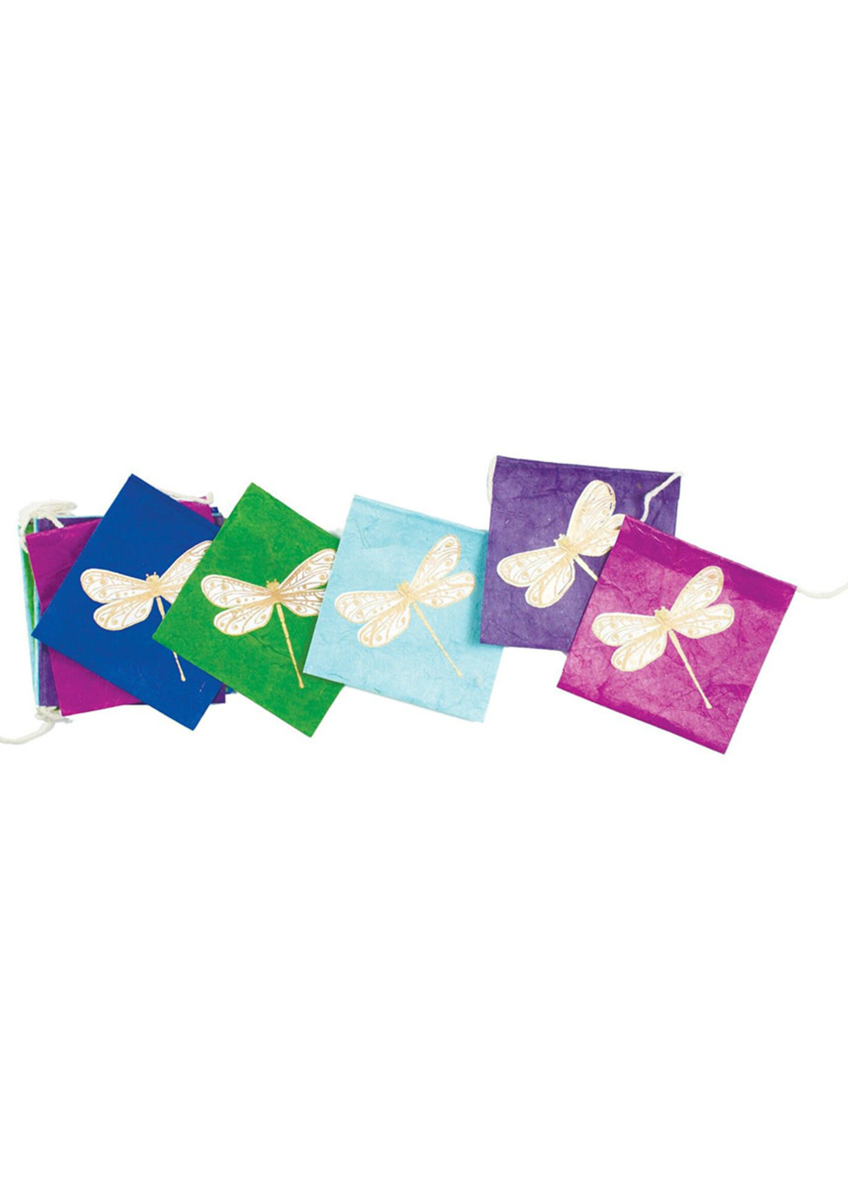 dZi Dragonfly Paper Garland