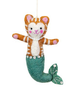 dZi Tabby Purrmaid - Felt Cat Mermaid