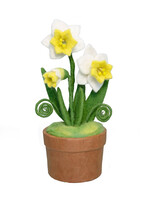 dZi Felt Potted Plant Daffodil Trio