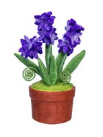dZi Felt Potted Plant Hyacinth Trio