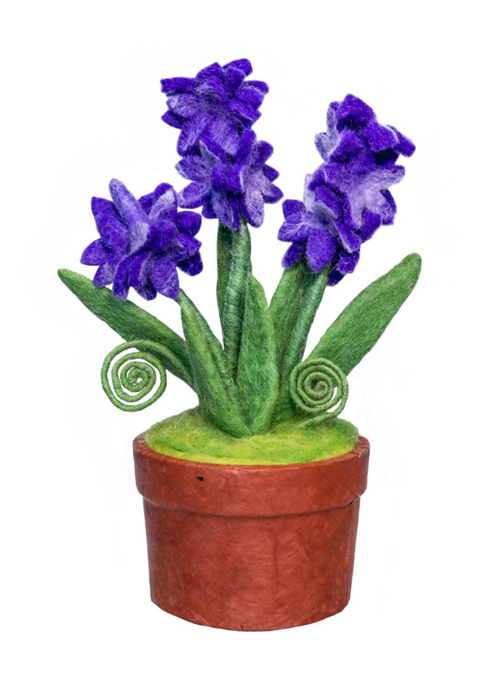 dZi Felt Potted Plant Hyacinth Trio