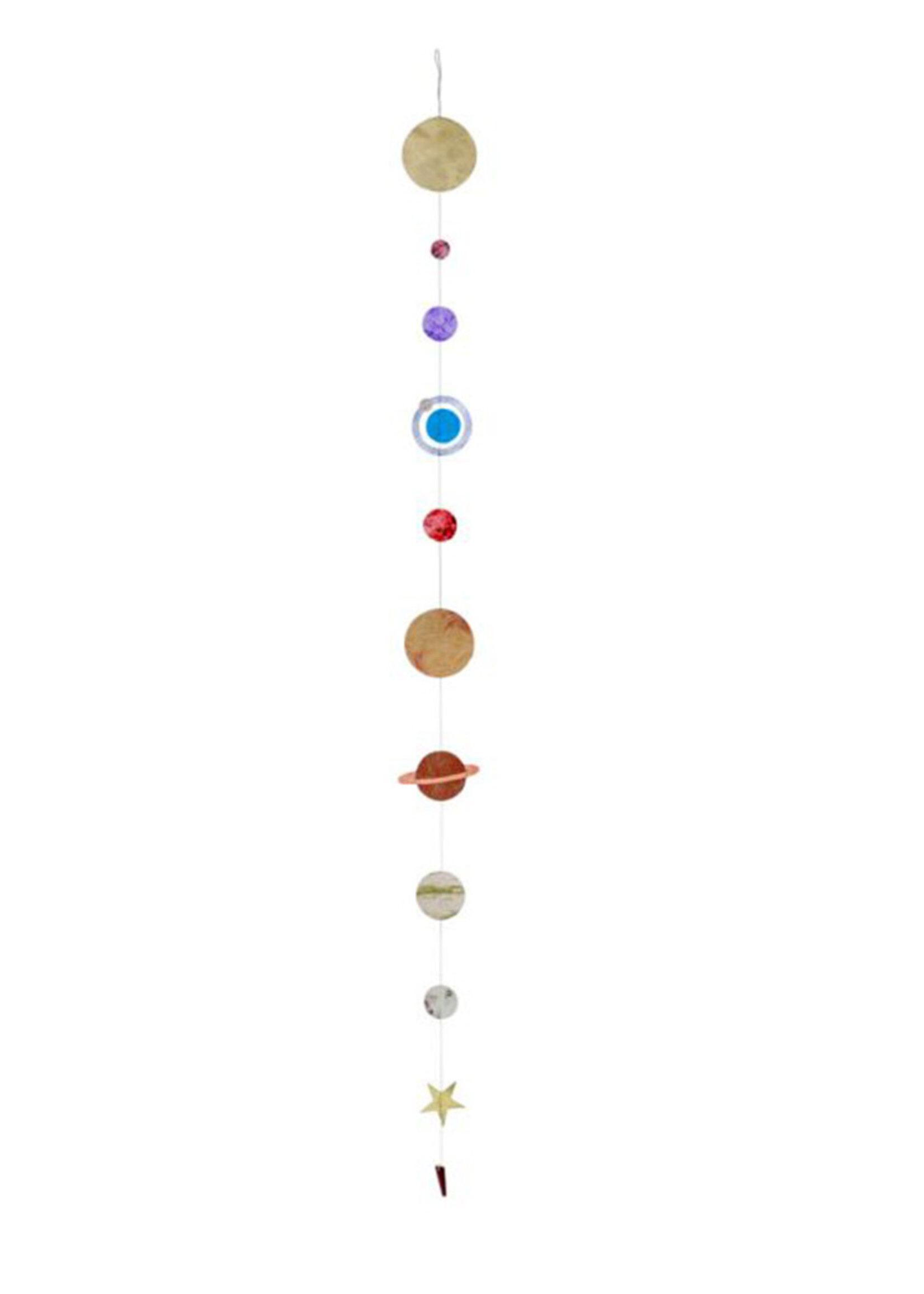 dZi Solar System Paper Garland