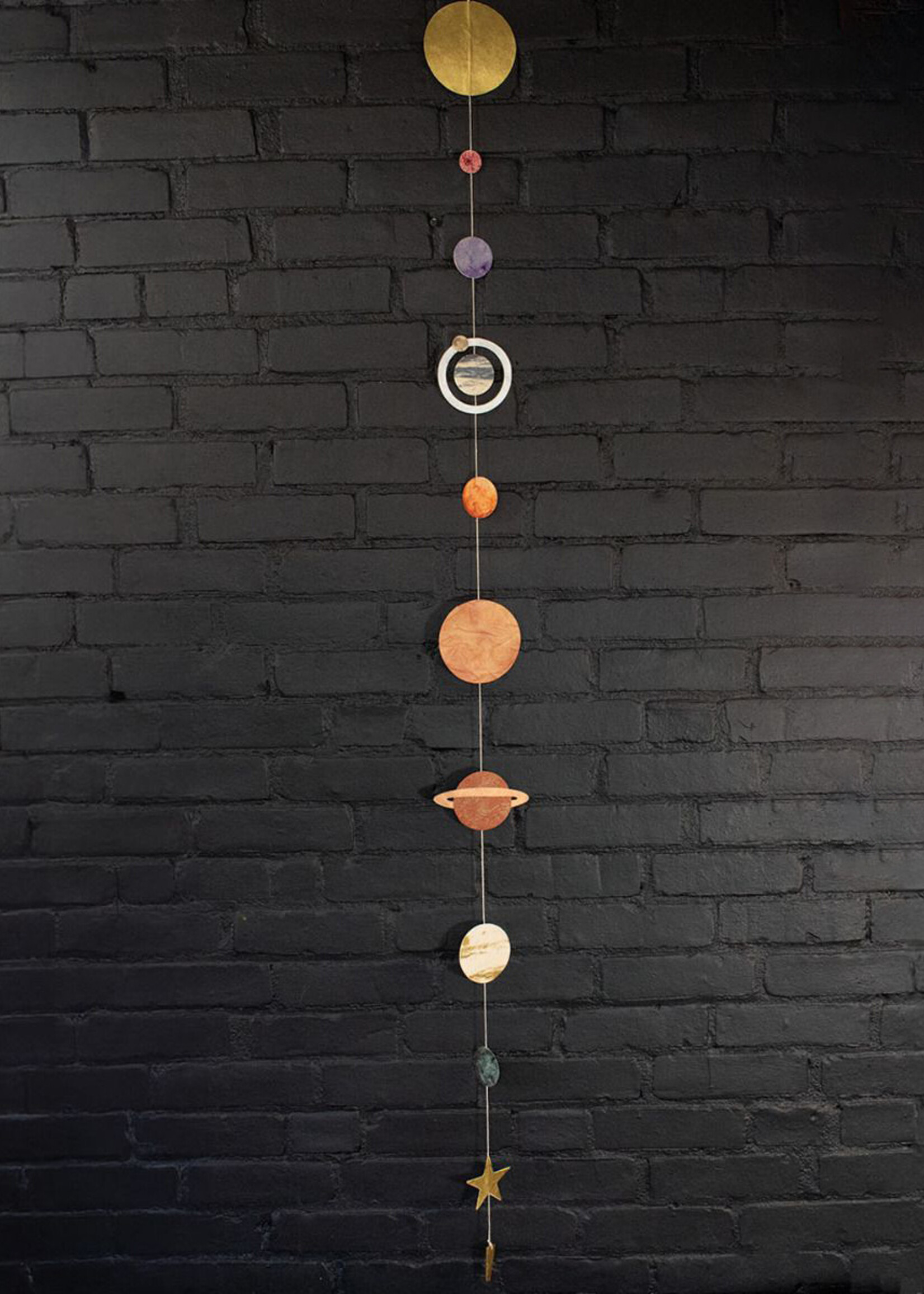 dZi Solar System Paper Garland