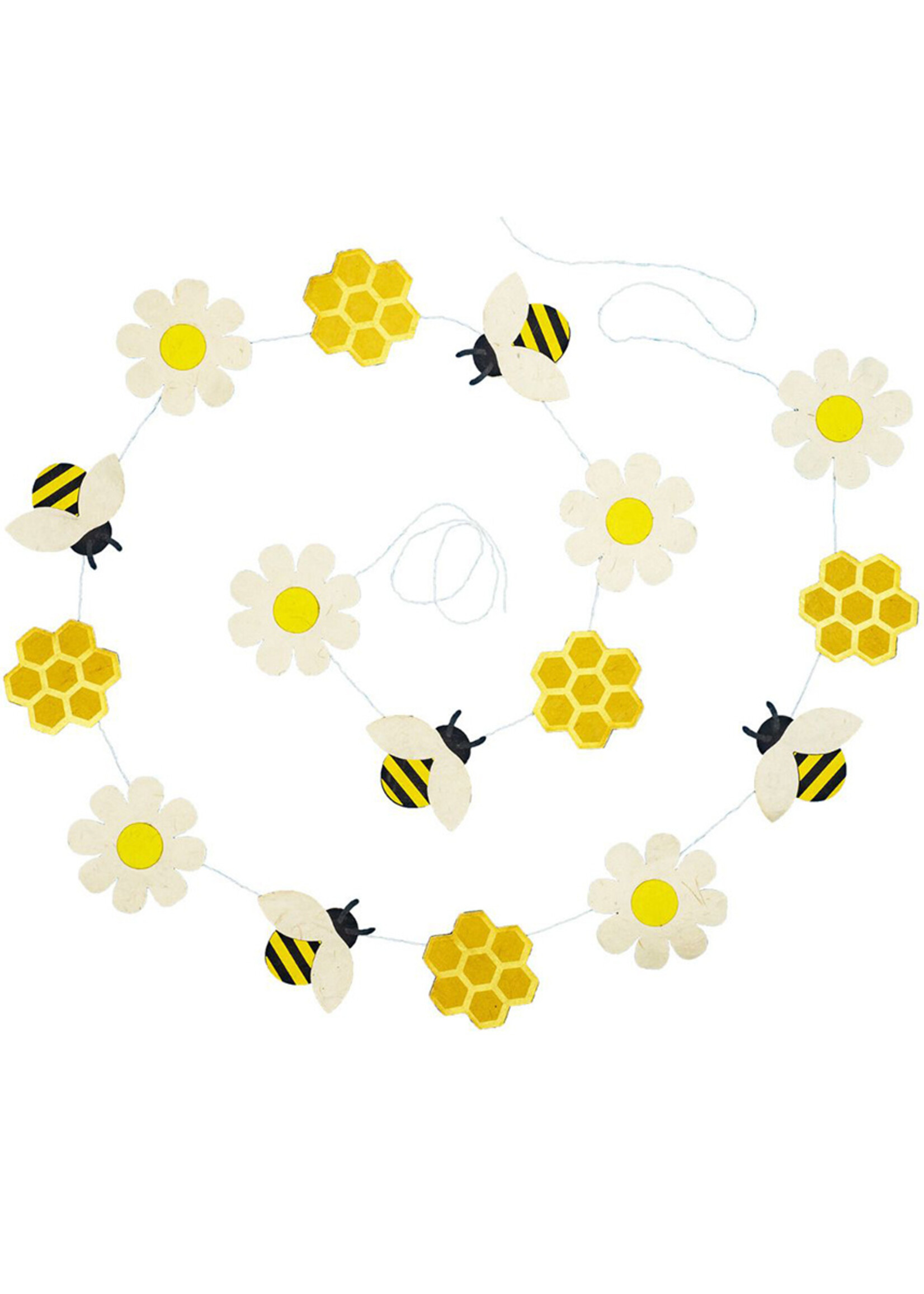 dZi Honey Bee Paper Garland