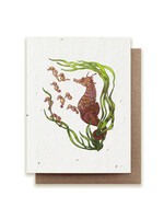 Small Victories Seahorse Father Plantable Card