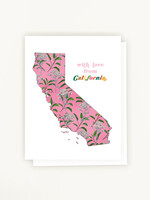 Lesley Goren Studio With Love from California Card