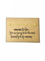 Rosie's Boutique Haiti Mama to Be Handstitched Card