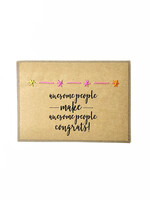 Rosie's Boutique Haiti Awesome People Make Handstitched Card