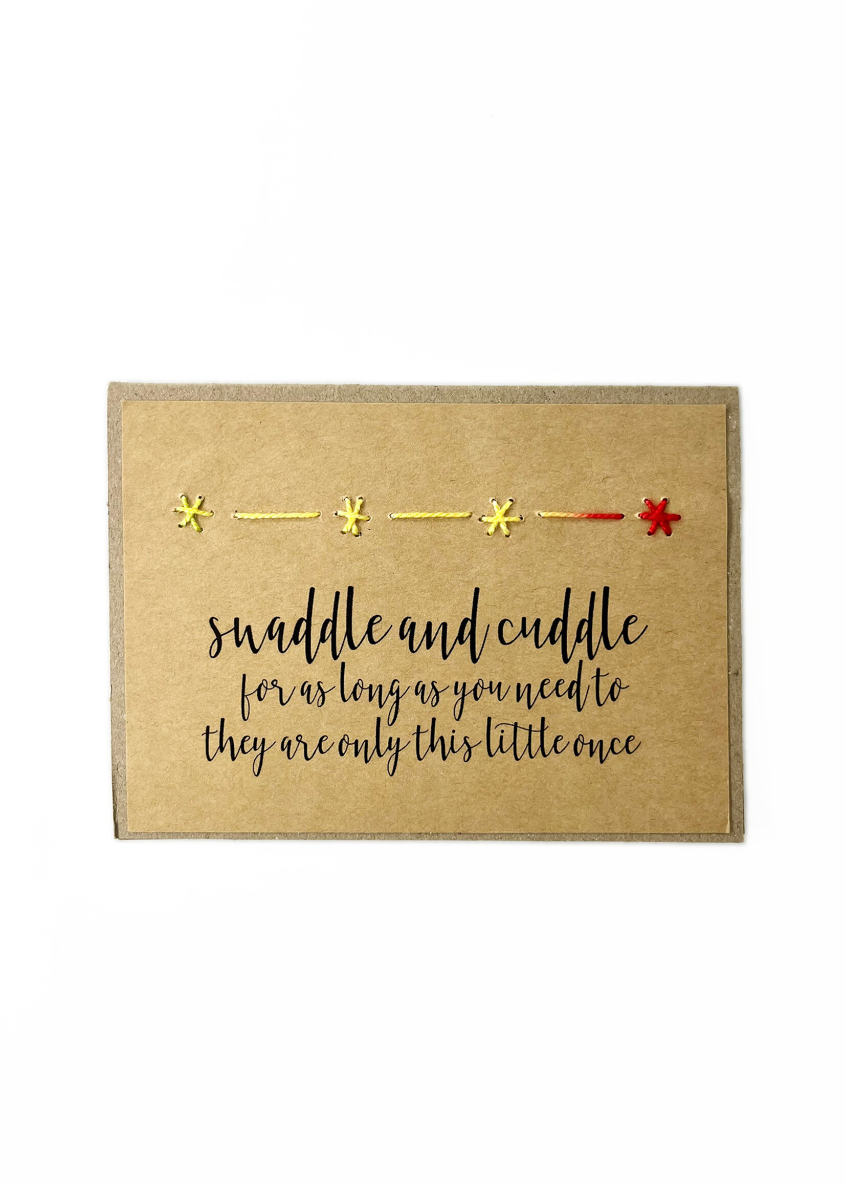 Rosie's Boutique Haiti Swaddle & Cuddle Handstitched Card