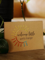 Rosie's Boutique Haiti Welcome World Changer Handstitched Card