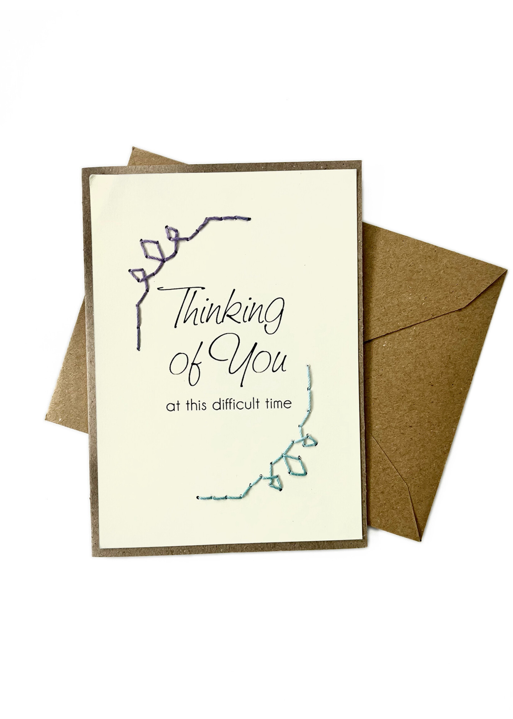 Rosie's Boutique Haiti Difficult Time Handstitched Card