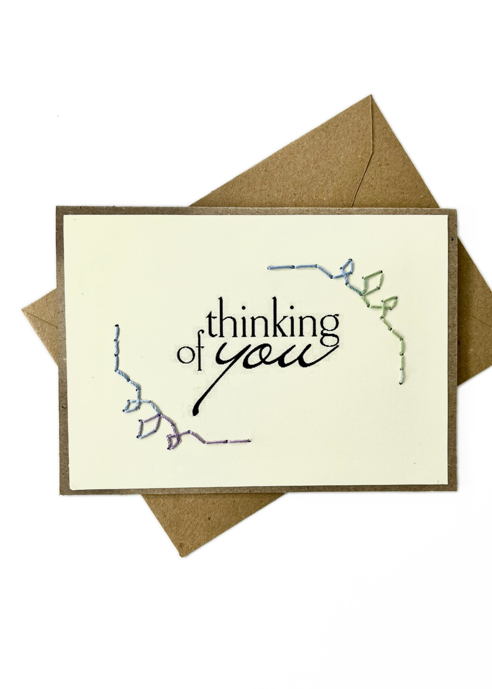 Rosie's Boutique Haiti Thinking of You Handstitched Card