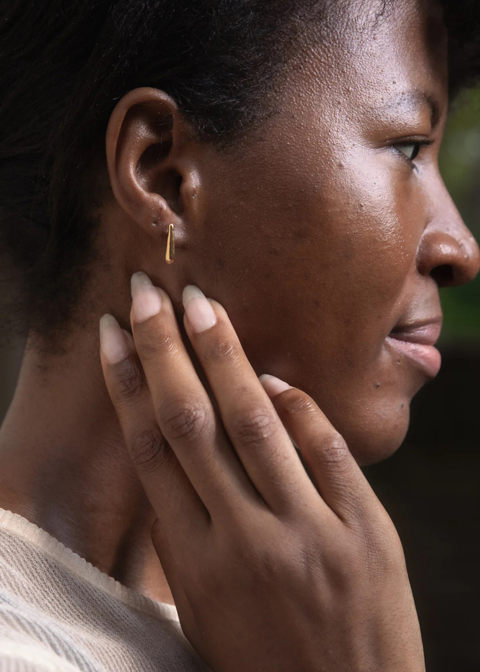 YEWO Lumen Earrings - 14K gold coated