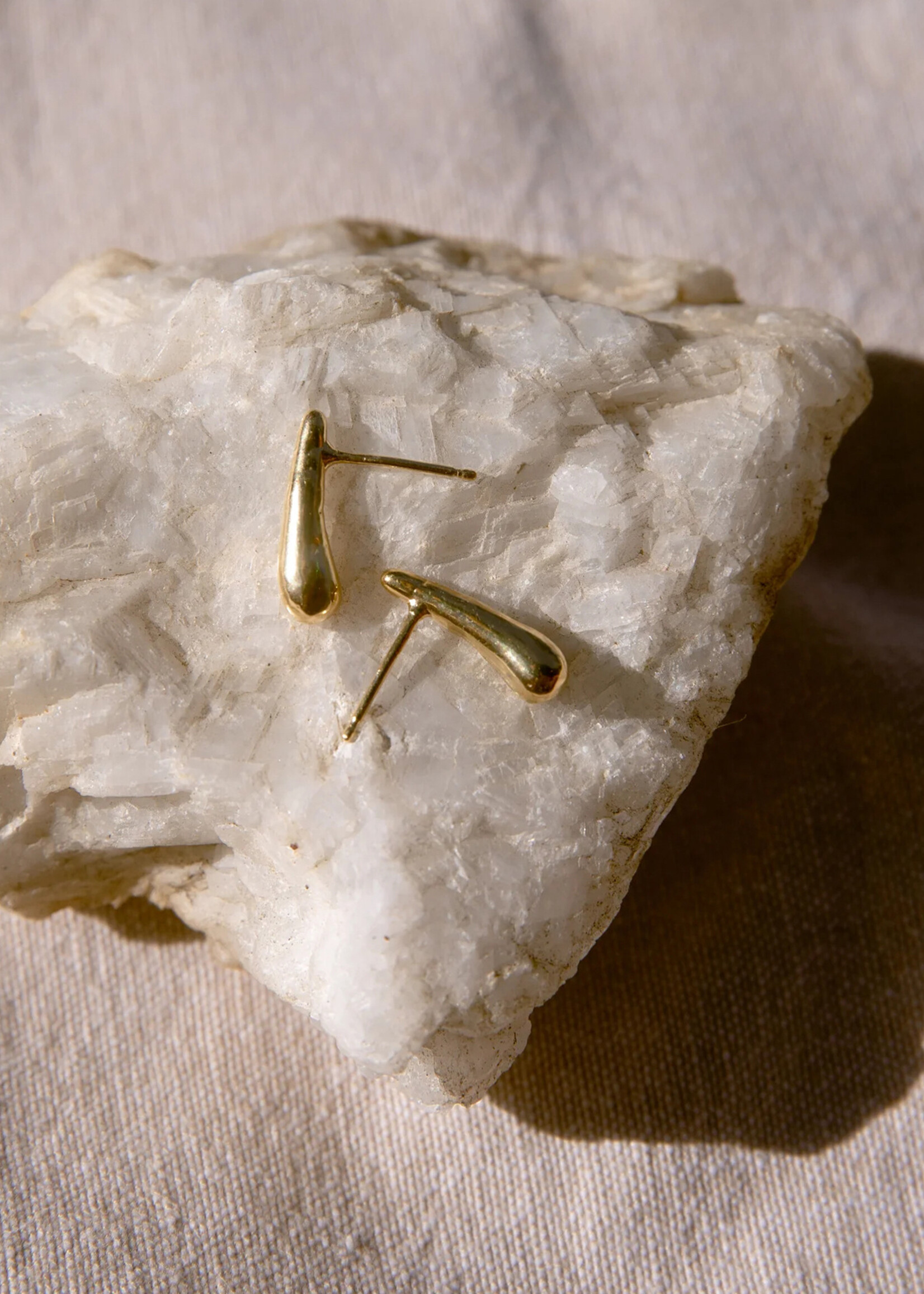 YEWO Lumen Earrings - 14K gold coated
