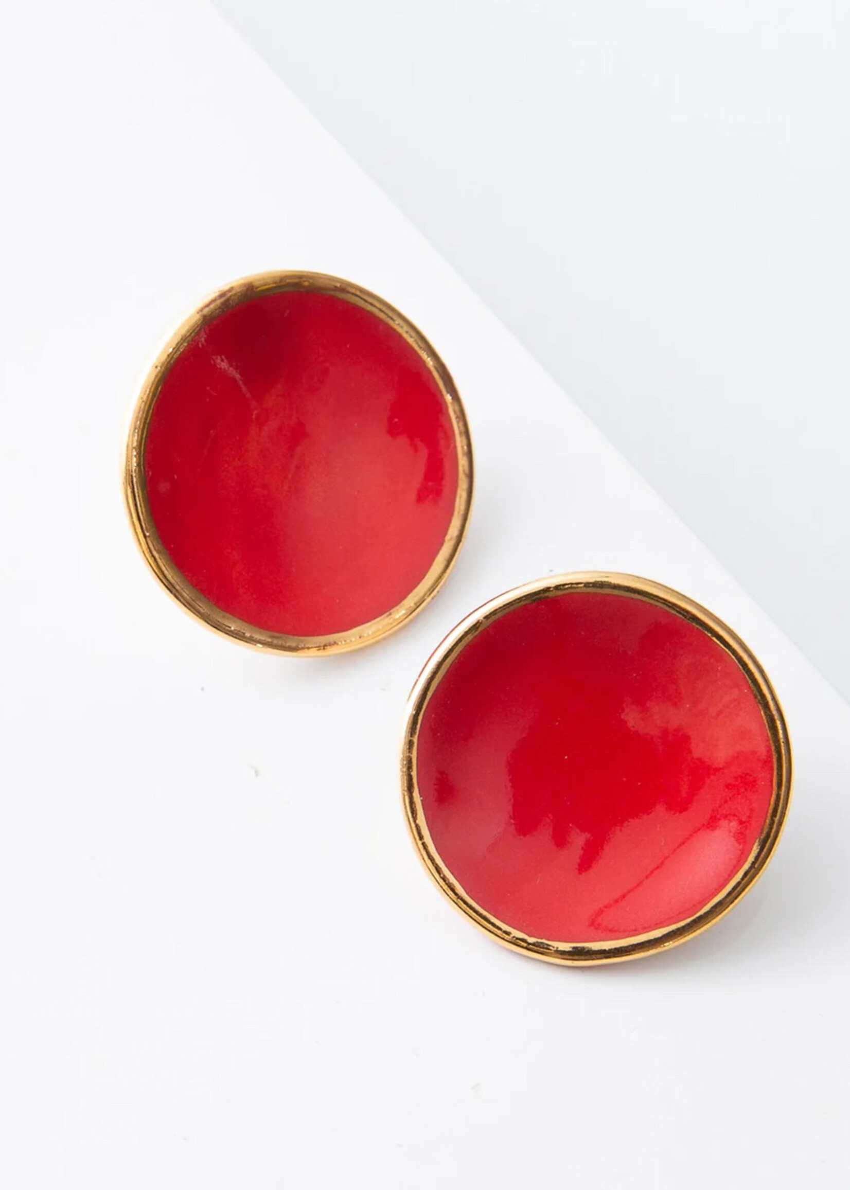 Noonday Paprika Halo Earrings